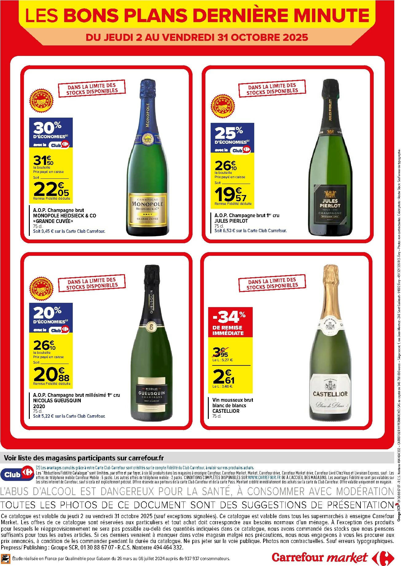 carrefour-market - Catalogue Carrefour Market - Les Bons Plans Derniére Minute valable du 02/10 au 31/10 - page: 3