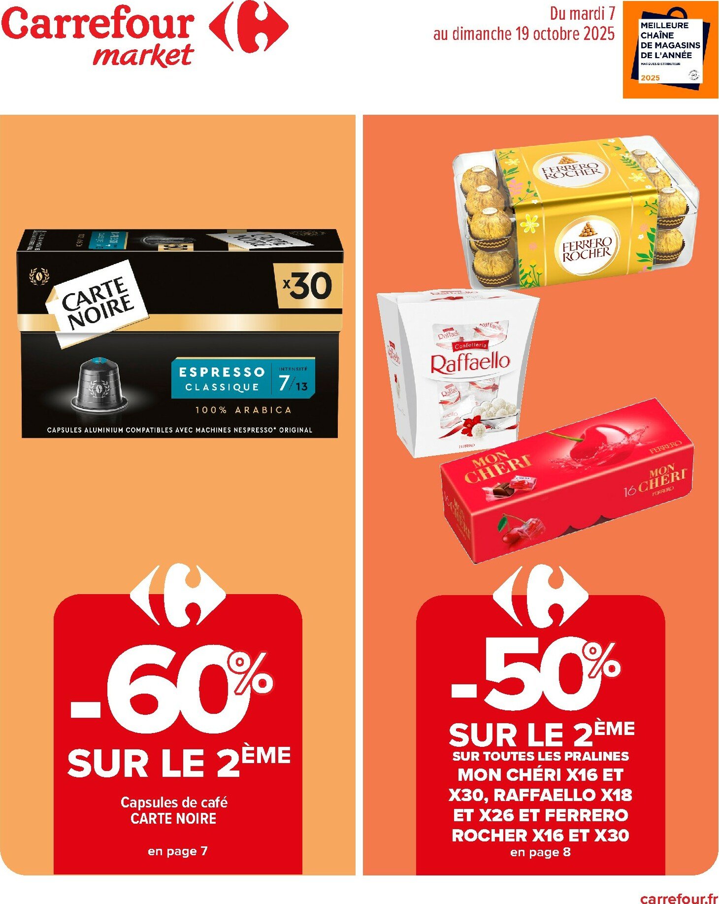 carrefour-market - Catalogue Carrefour Market valable du 07/10 au 19/10 - page: 1