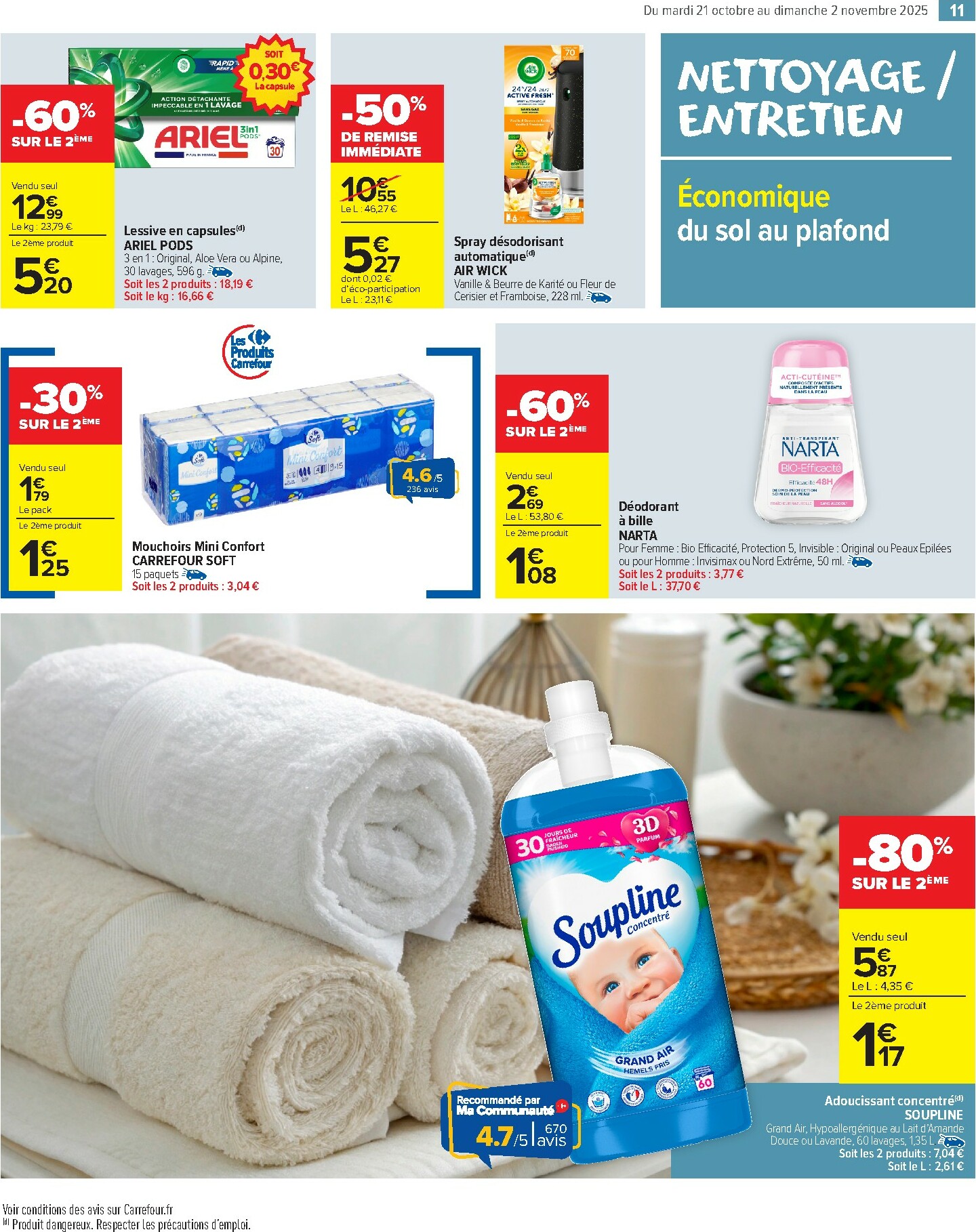 carrefour-market - Catalogue Carrefour Market valable du 21/10 au 02/11 - page: 13