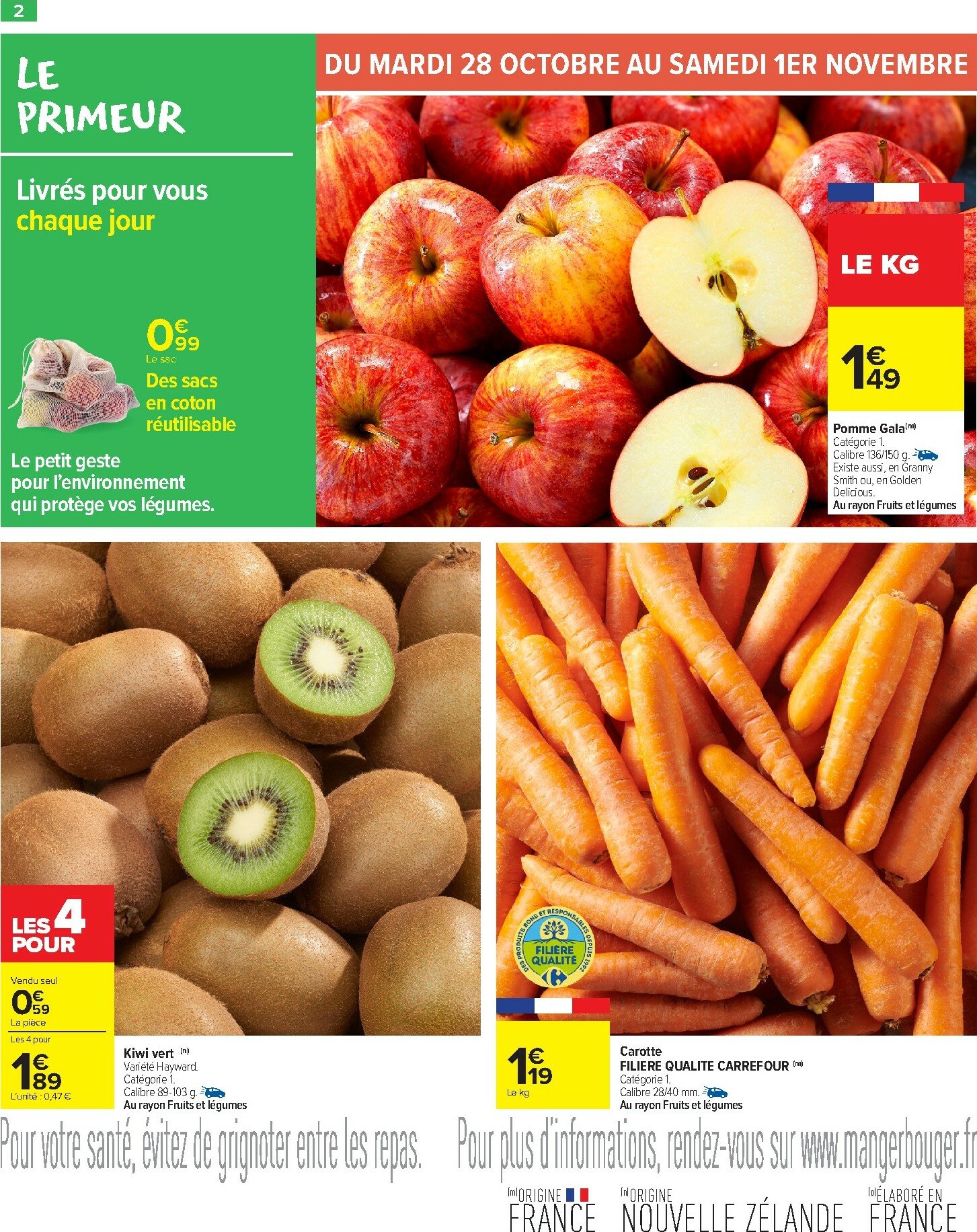 carrefour-market - Catalogue Carrefour Market valable du 28/10 au 09/11 - page: 4