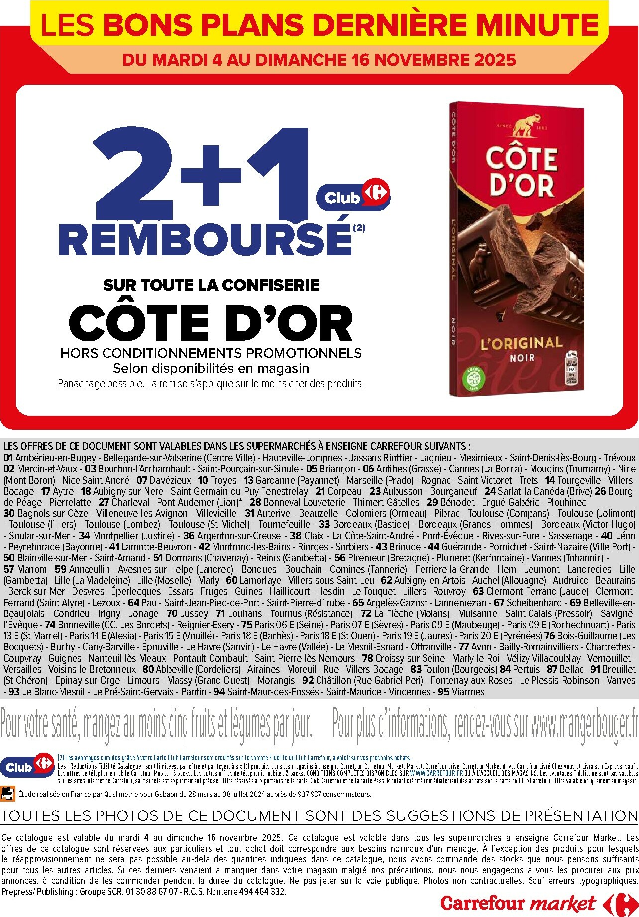 carrefour-market - Catalogue Carrefour Market - Les Bons Plans Derniére Minute valable du 04/11 au 16/11 - page: 2