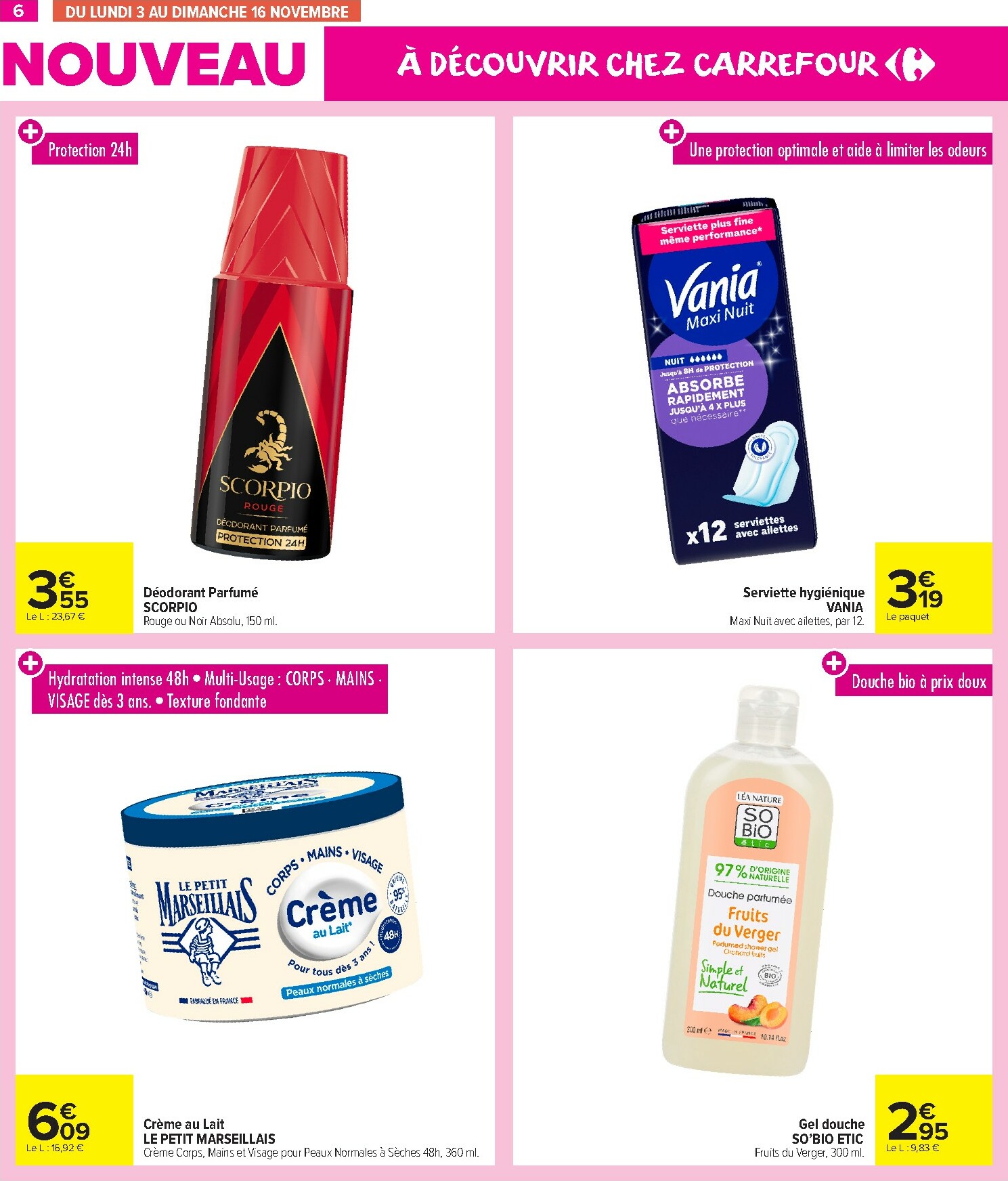 carrefour-market - Catalogue Carrefour Market - Les Nouveautés valable du 03/11 au 30/11 - page: 6