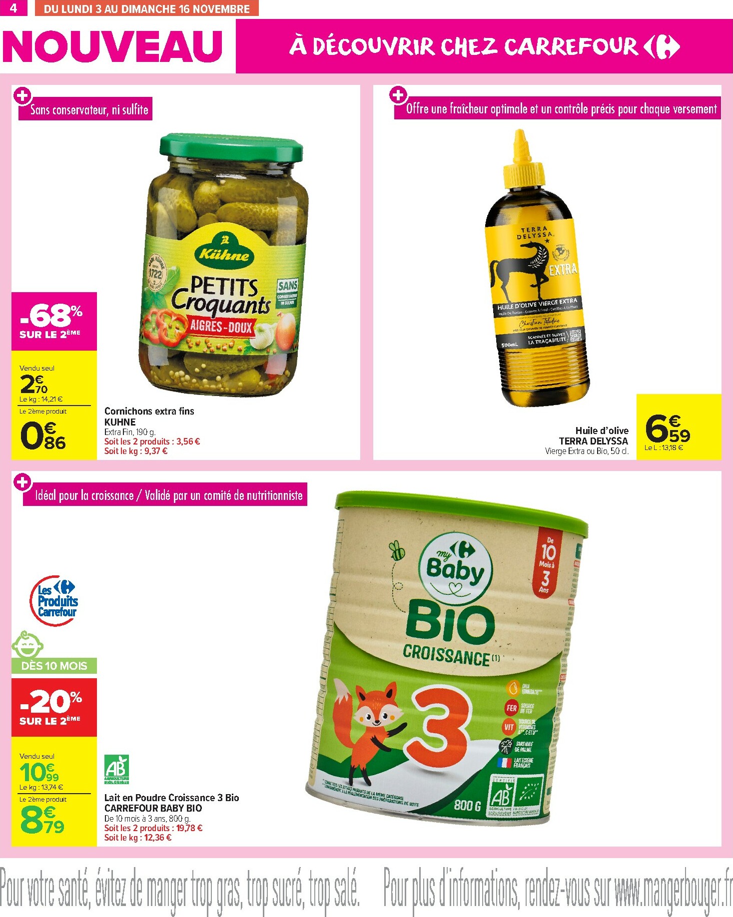 carrefour-market - Catalogue Carrefour Market - Les Nouveautés valable du 03/11 au 30/11 - page: 4