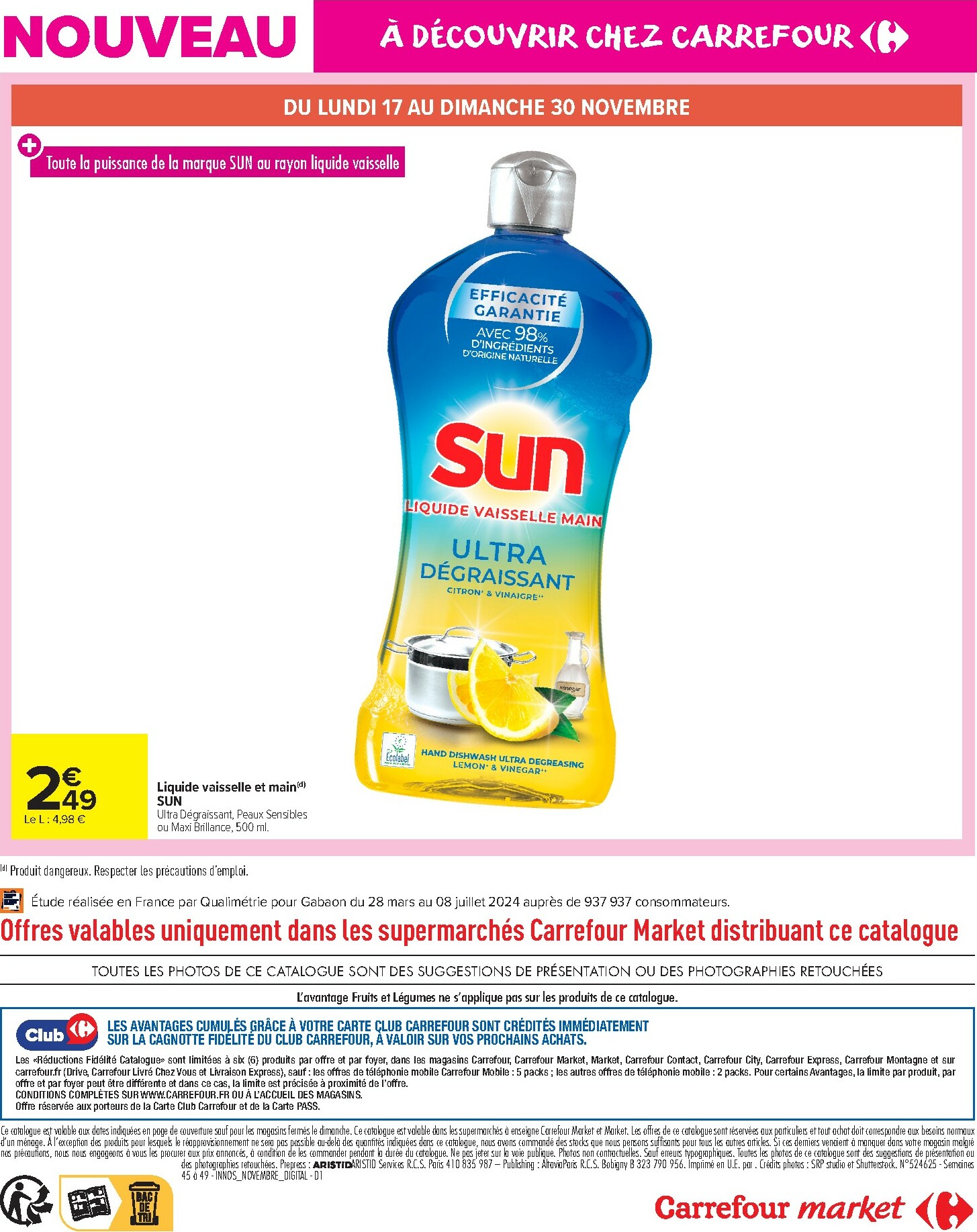 carrefour-market - Catalogue Carrefour Market - Les Nouveautés valable du 03/11 au 30/11 - page: 12