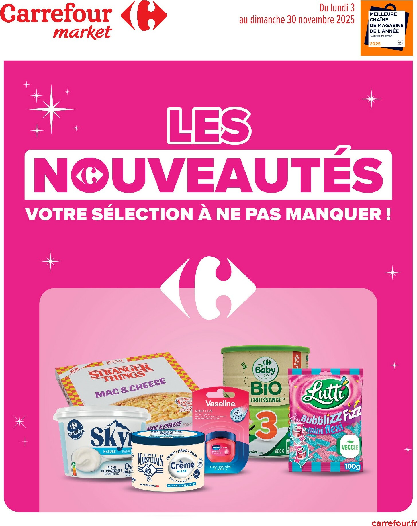 carrefour-market - Catalogue Carrefour Market - Les Nouveautés valable du 03/11 au 30/11
