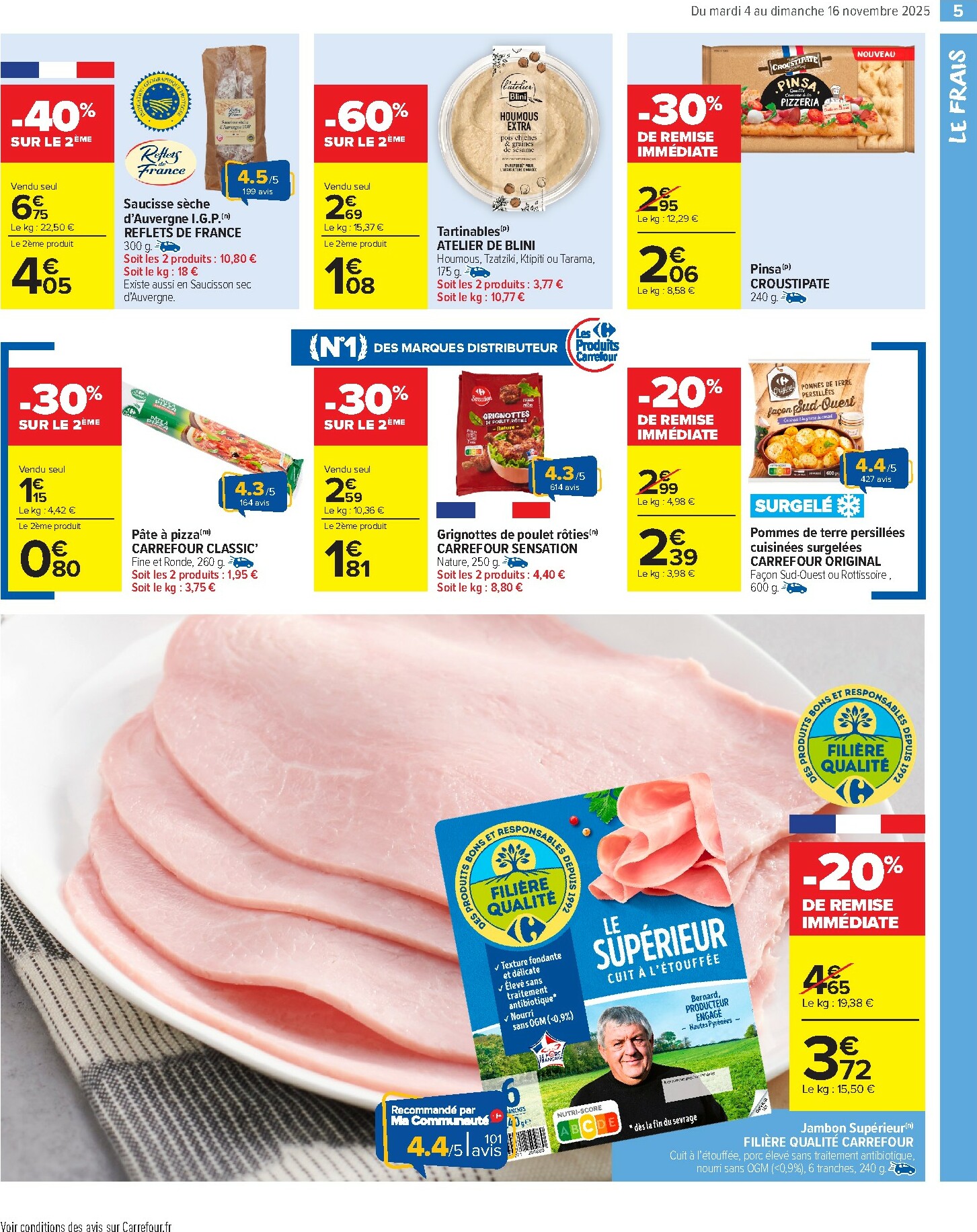carrefour-market - Catalogue Carrefour Market valable du 04/11 au 16/11 - page: 7