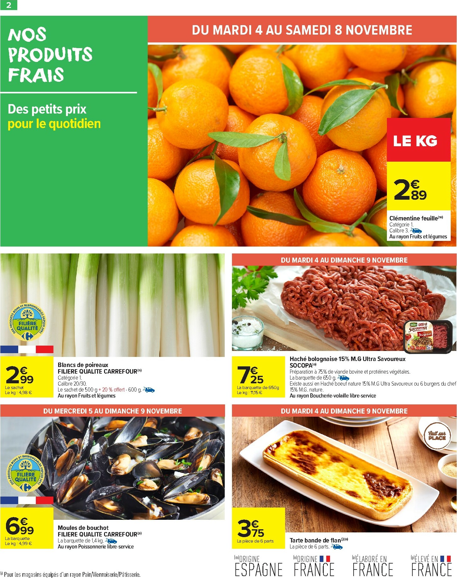 carrefour-market - Catalogue Carrefour Market valable du 04/11 au 16/11 - page: 4