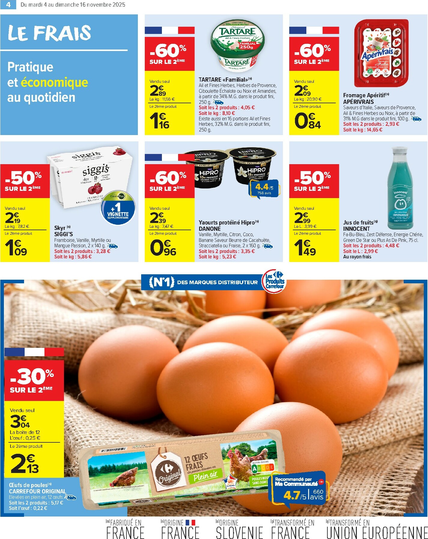 carrefour-market - Catalogue Carrefour Market valable du 04/11 au 16/11 - page: 6