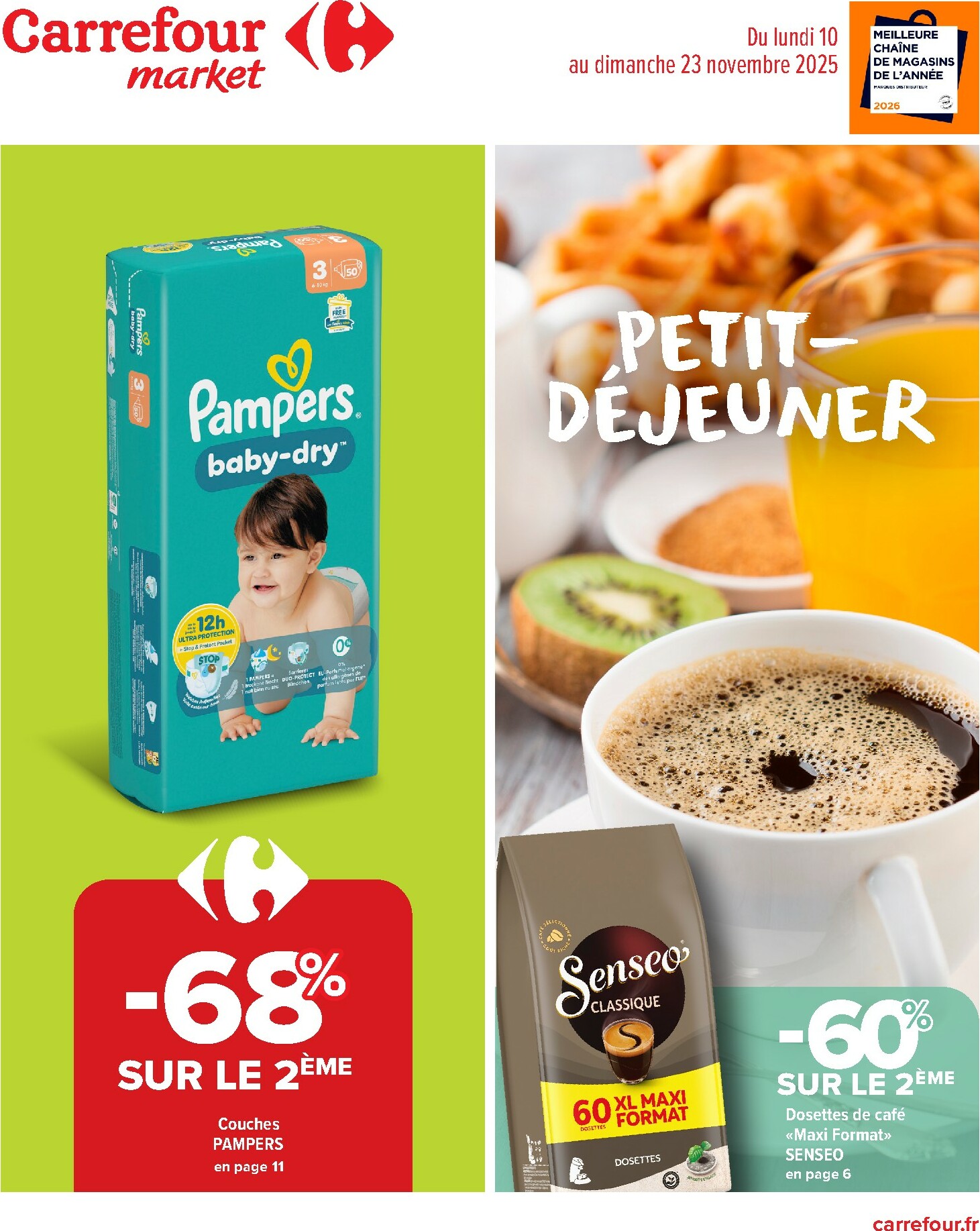 carrefour-market - Catalogue Carrefour Market valable du 10/11 au 23/11 - page: 1