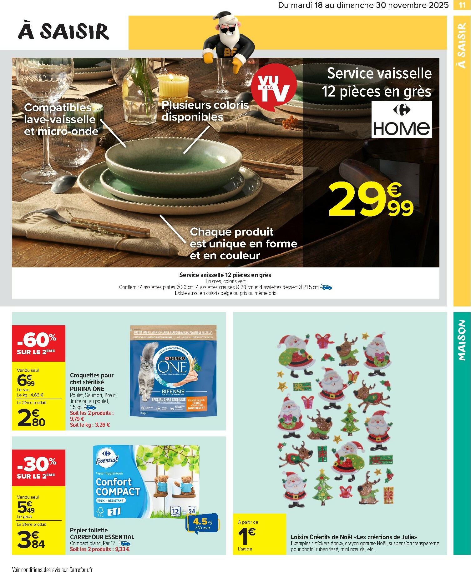 carrefour-market - Catalogue Carrefour Market valable du 18/11 au 30/11 - page: 11