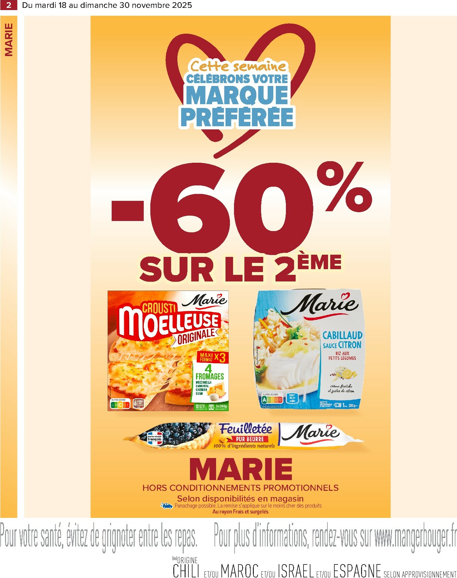 carrefour-market - Catalogue Carrefour Market valable du 18/11 au 30/11 - page: 2