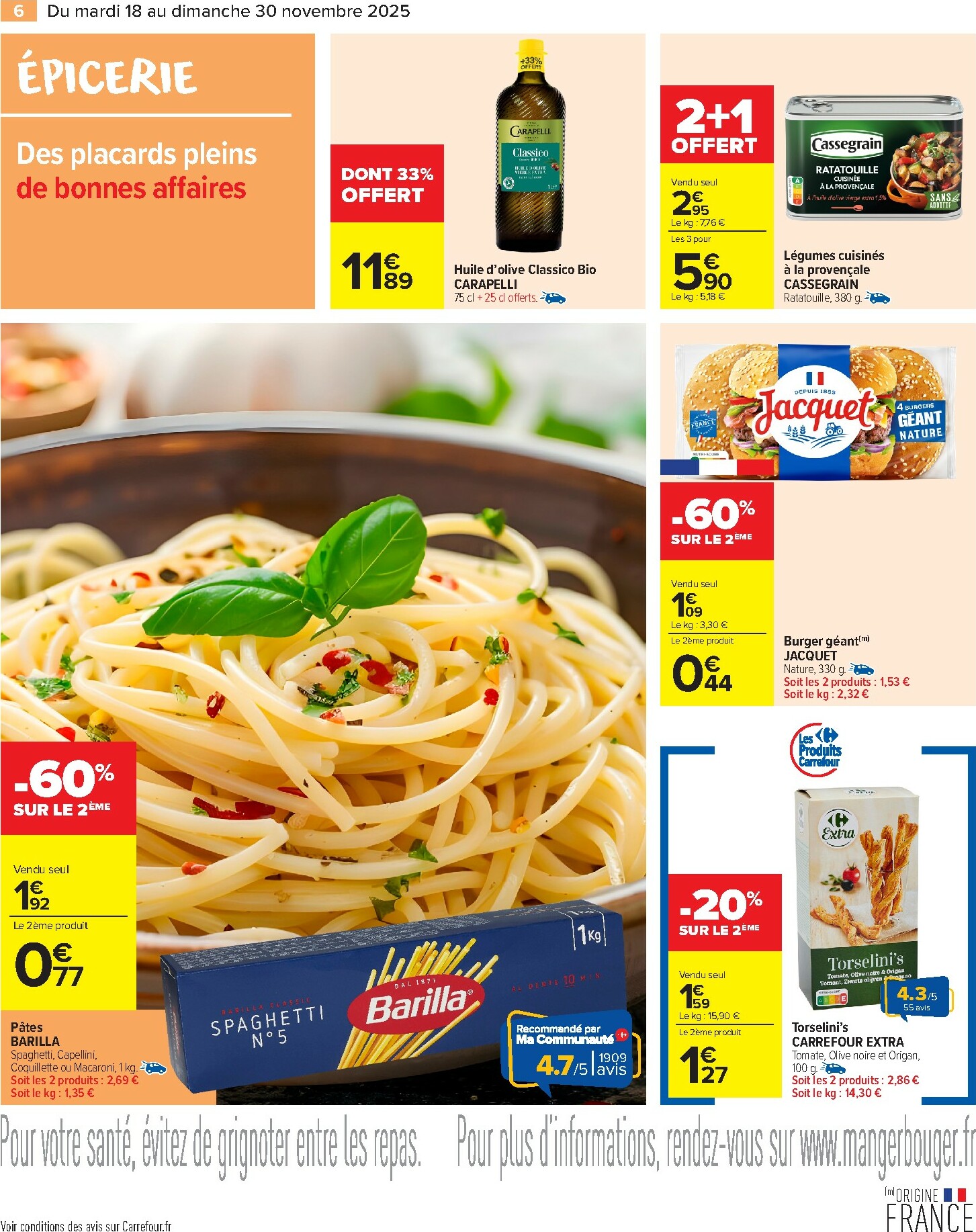carrefour-market - Catalogue Carrefour Market valable du 18/11 au 30/11 - page: 6