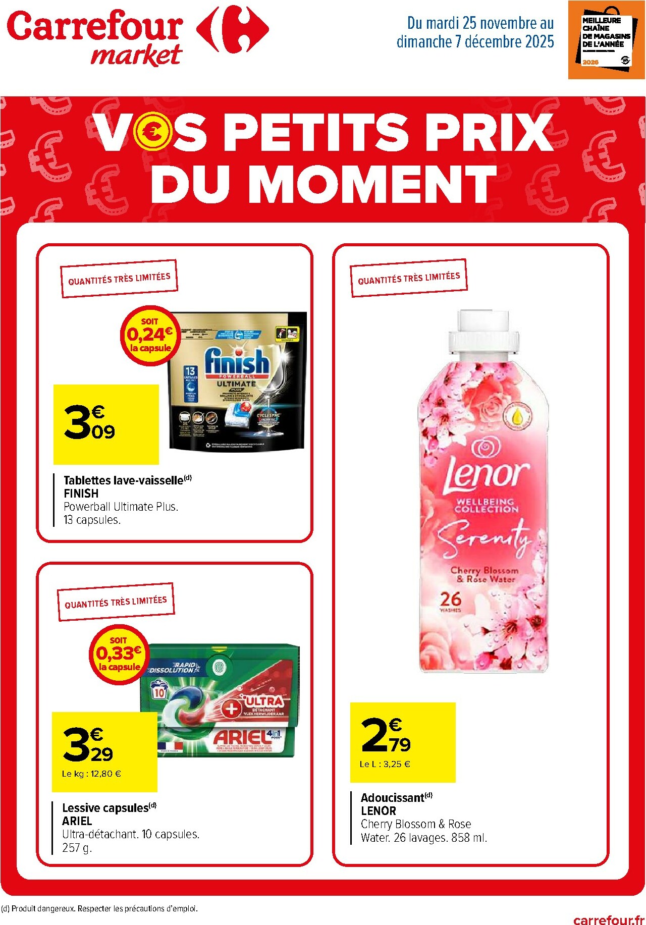 carrefour-market - Catalogue Carrefour Market - Vos Petits Prix du Moment valable du 25/11 au 07/12
