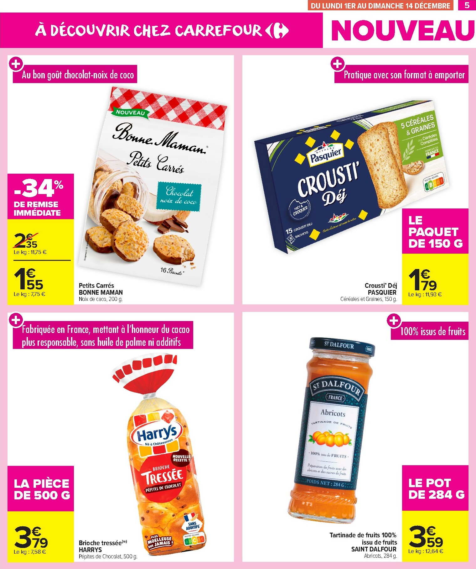 carrefour-market - Catalogue Carrefour Market - Les Nouveautés valable du 01/12 au 28/12 - page: 5