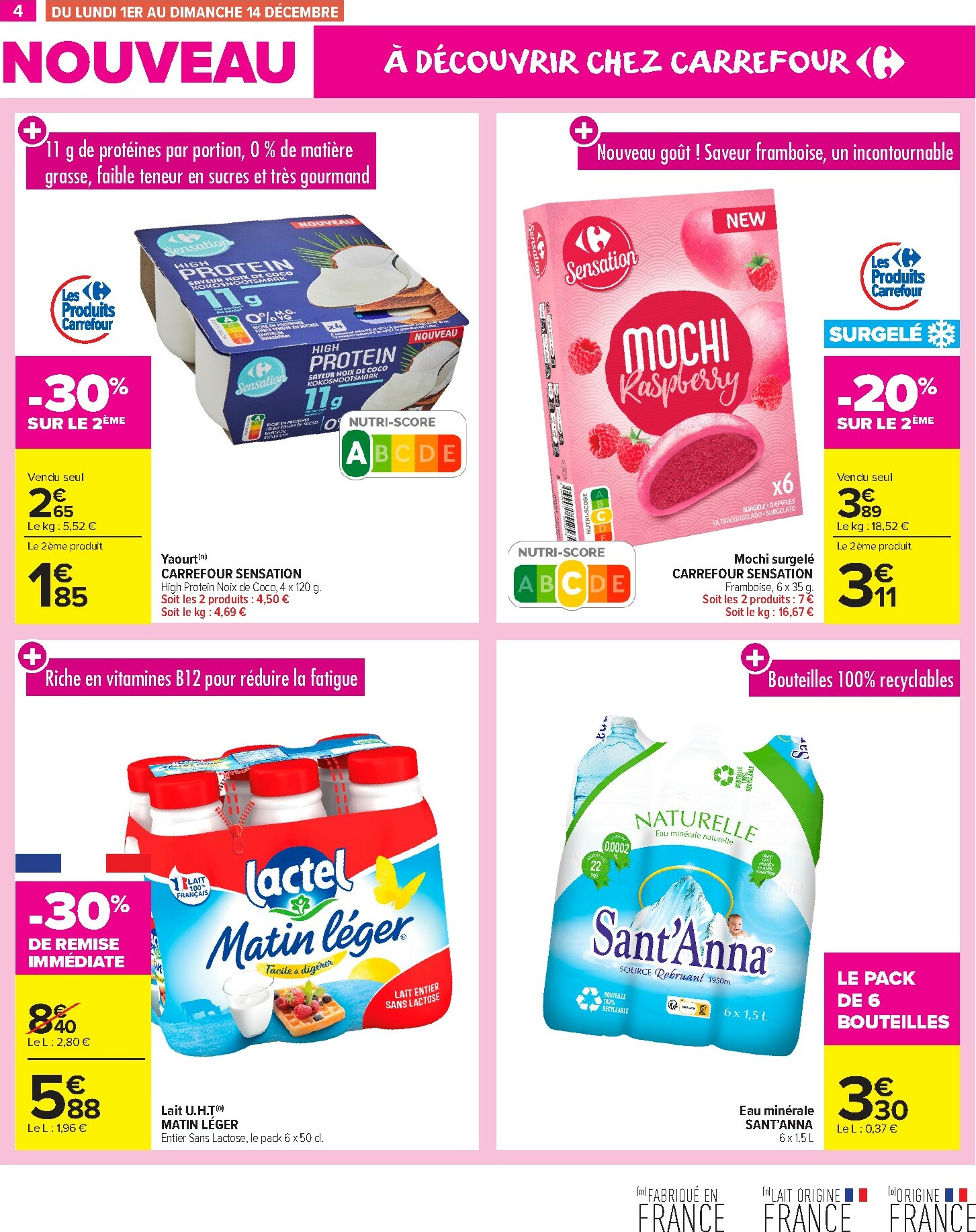 carrefour-market - Catalogue Carrefour Market - Les Nouveautés valable du 01/12 au 28/12 - page: 4