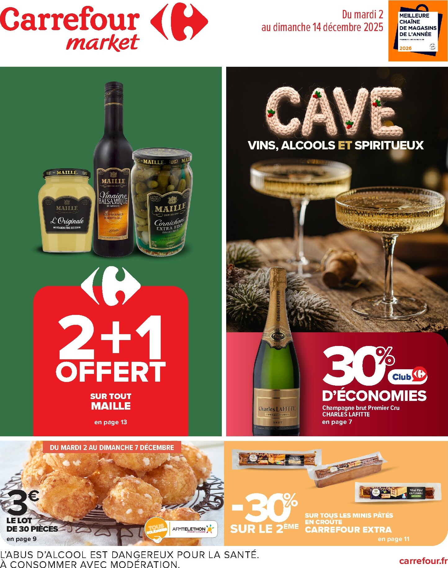 carrefour-market - Catalogue Carrefour Market valable du 02/12 au 14/12 - page: 1