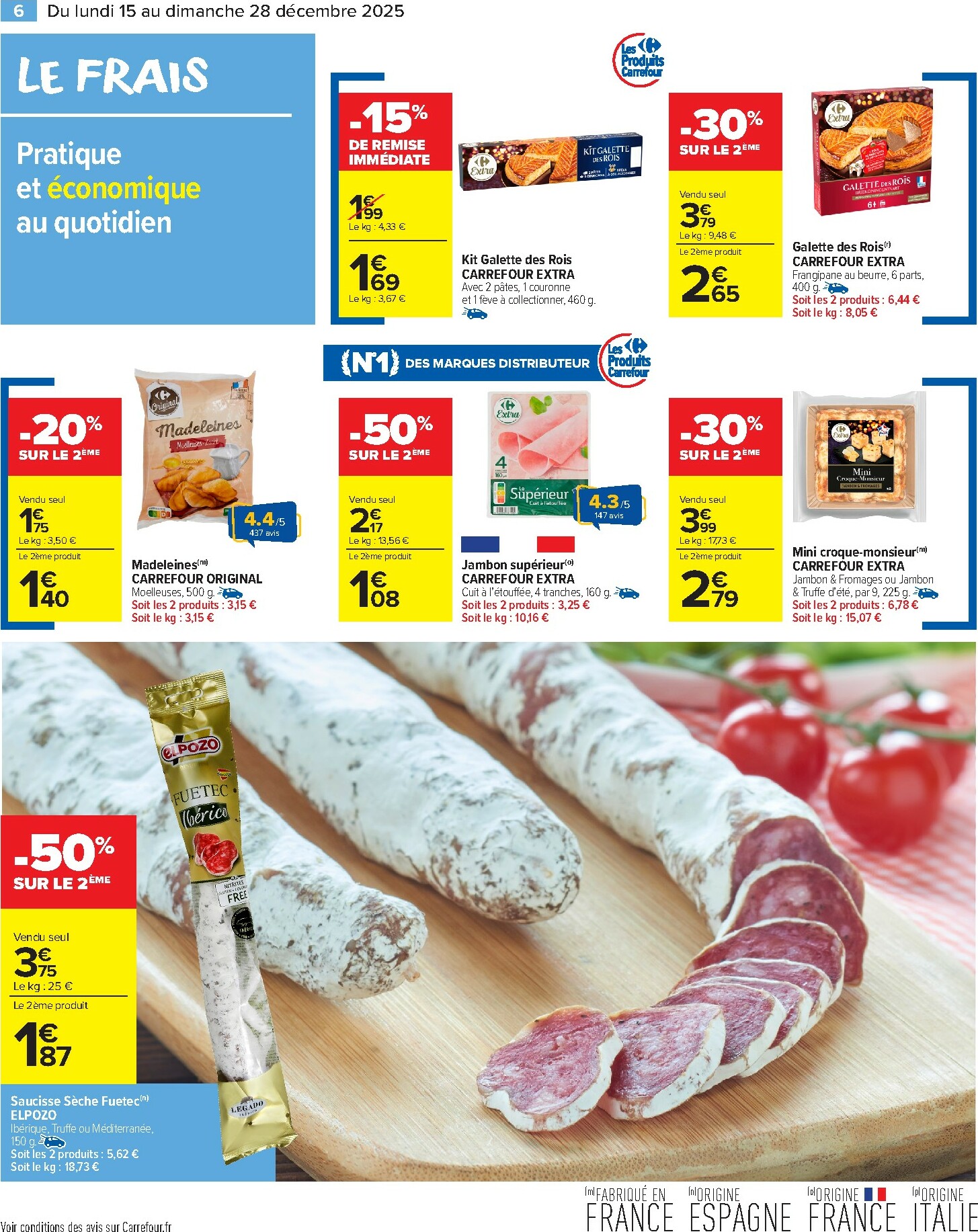 carrefour-market - Catalogue Carrefour Market valable du 15/12 au 28/12 - page: 8