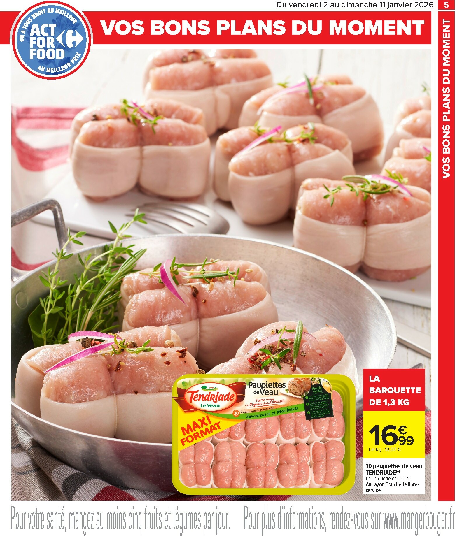carrefour-market - Catalogue Carrefour Market - Boucher valable du 02/01 au 11/01 - page: 5