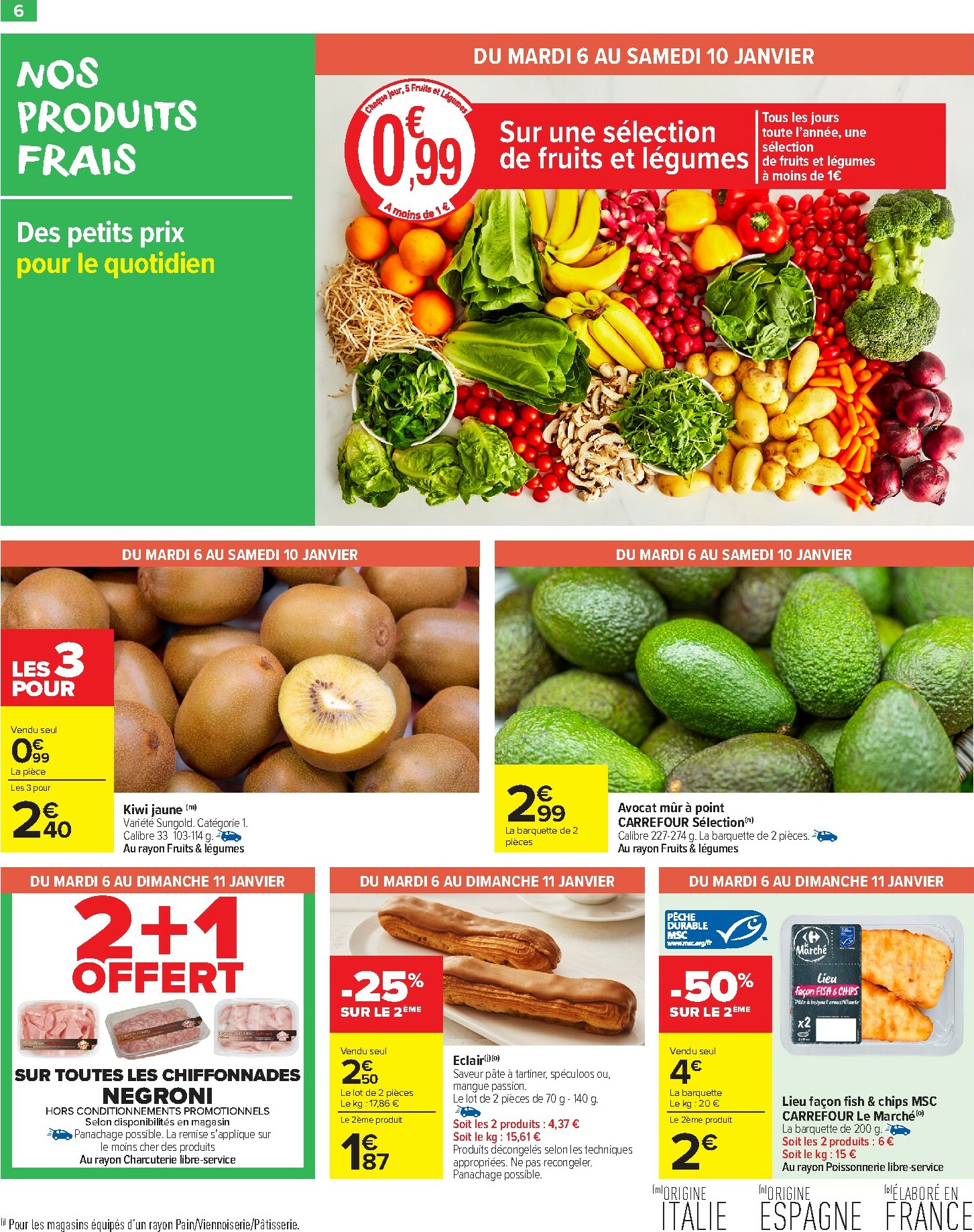 carrefour-market - Catalogue Carrefour Market valable du 06/01 au 18/01 - page: 8