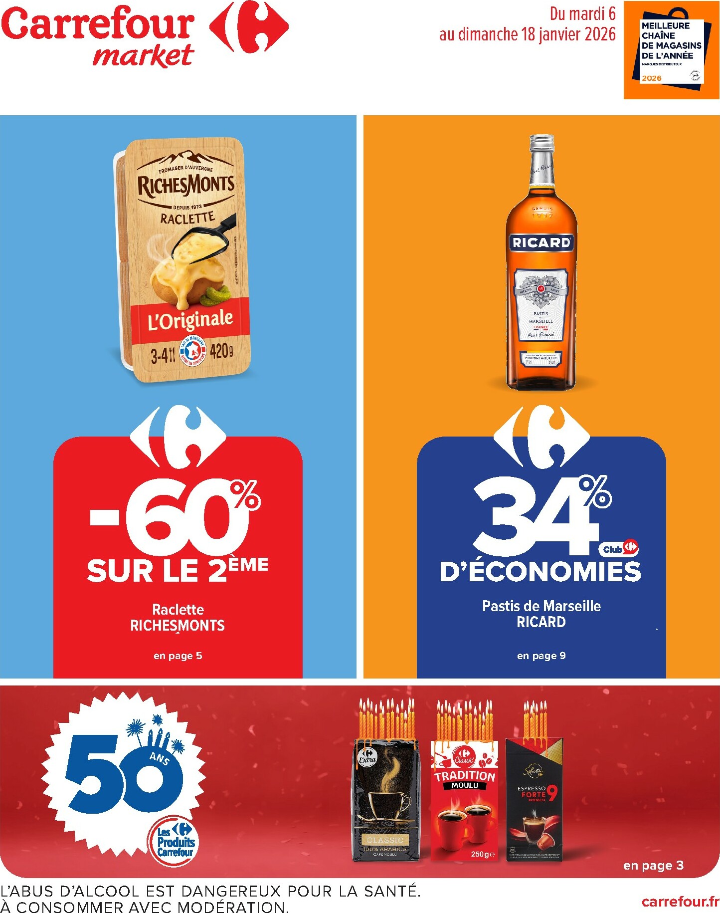 carrefour-market - Catalogue Carrefour Market valable du 06/01 au 18/01