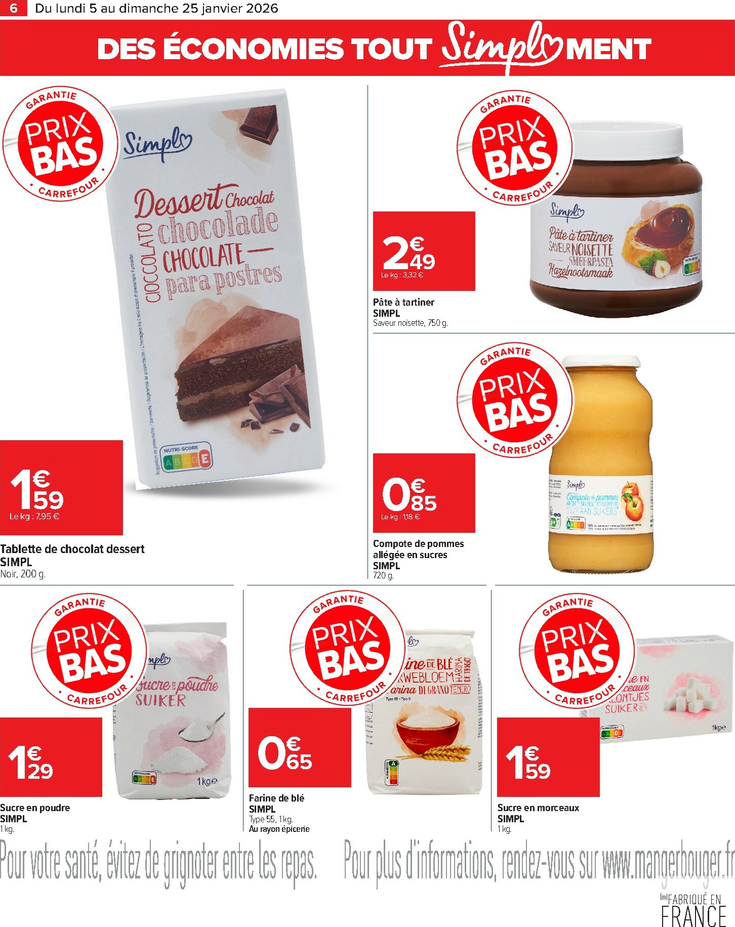 carrefour-market - Catalogue Carrefour Market valable du 05/01 au 25/01 - page: 6