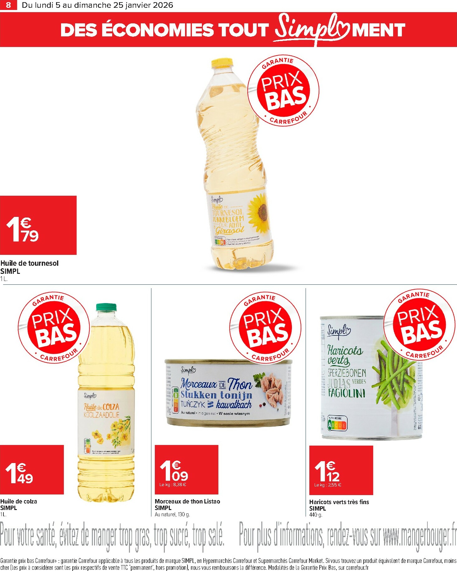 carrefour-market - Catalogue Carrefour Market valable du 05/01 au 25/01 - page: 8