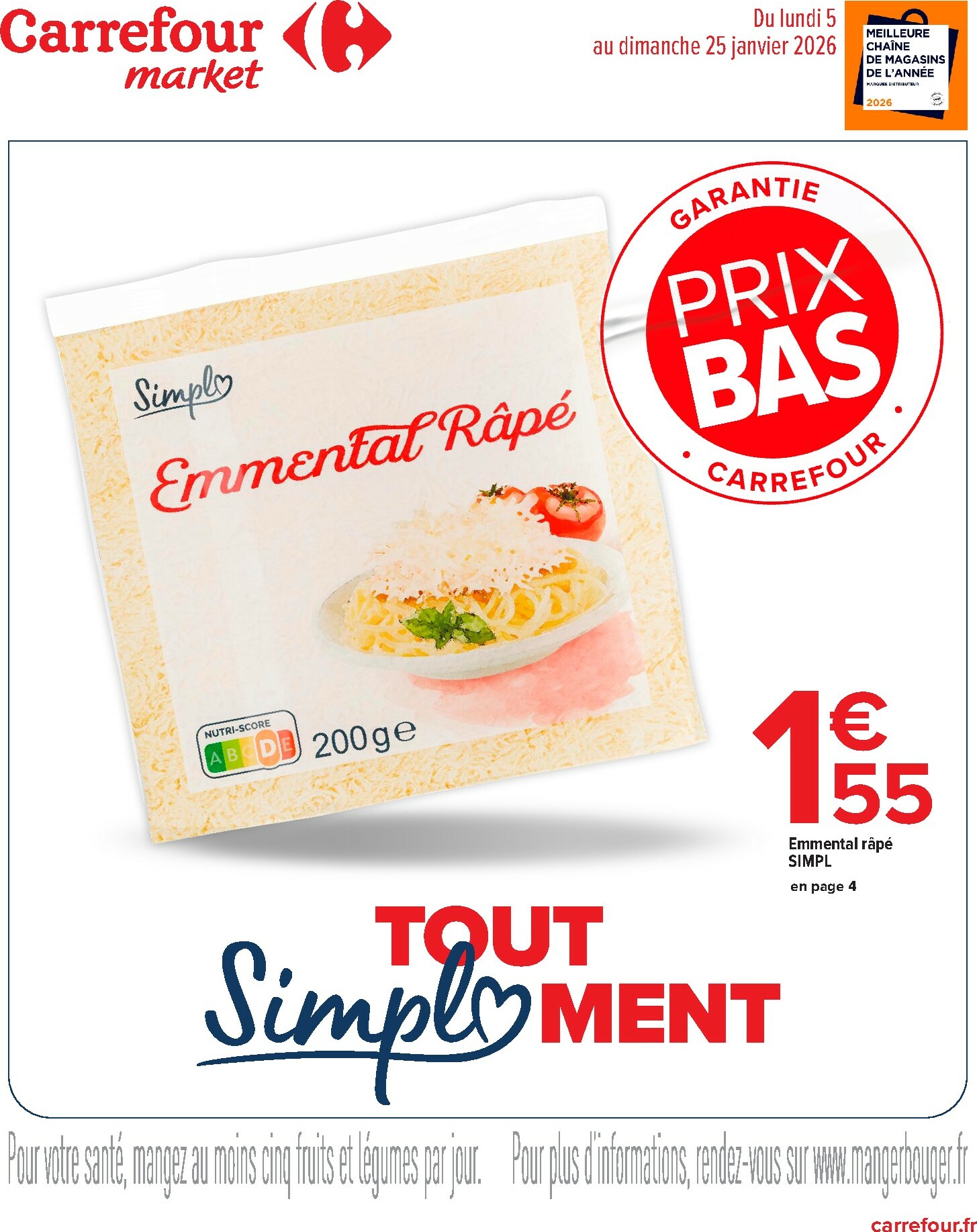carrefour-market - Catalogue Carrefour Market valable du 05/01 au 25/01