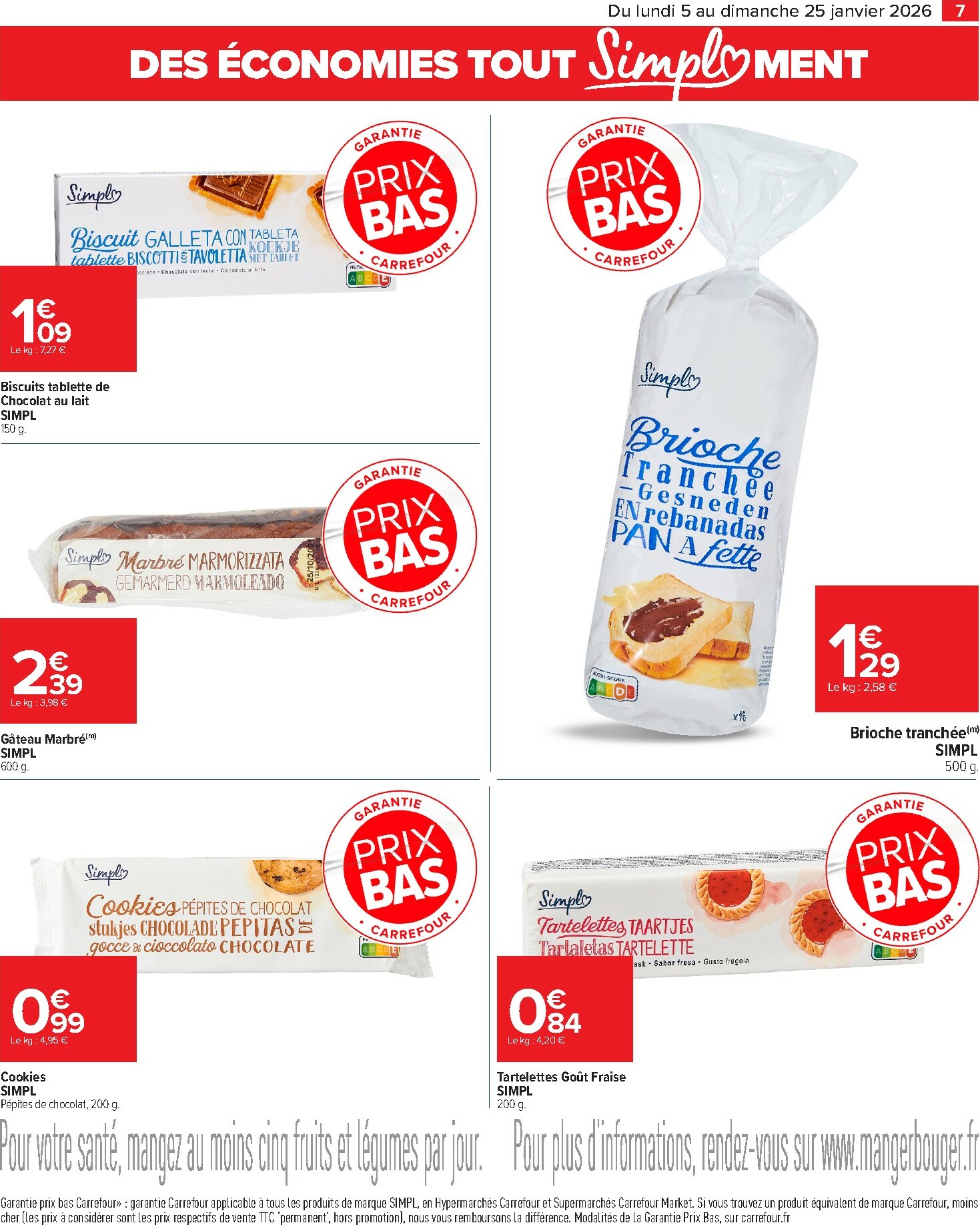carrefour-market - Catalogue Carrefour Market valable du 05/01 au 25/01 - page: 7