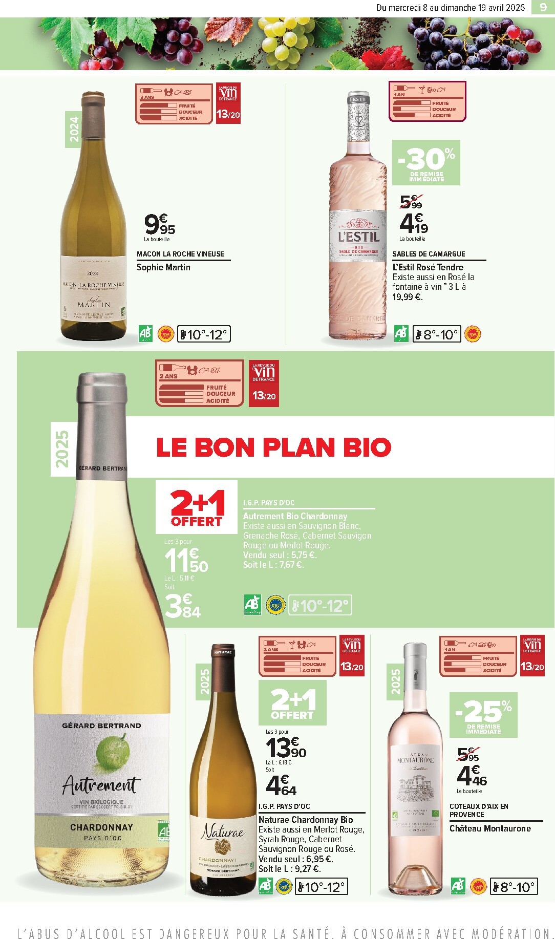 carrefour-market - Catalogue Carrefour Market - Vins valable du 08/04/2026 au 19/04/2026 - page: 9