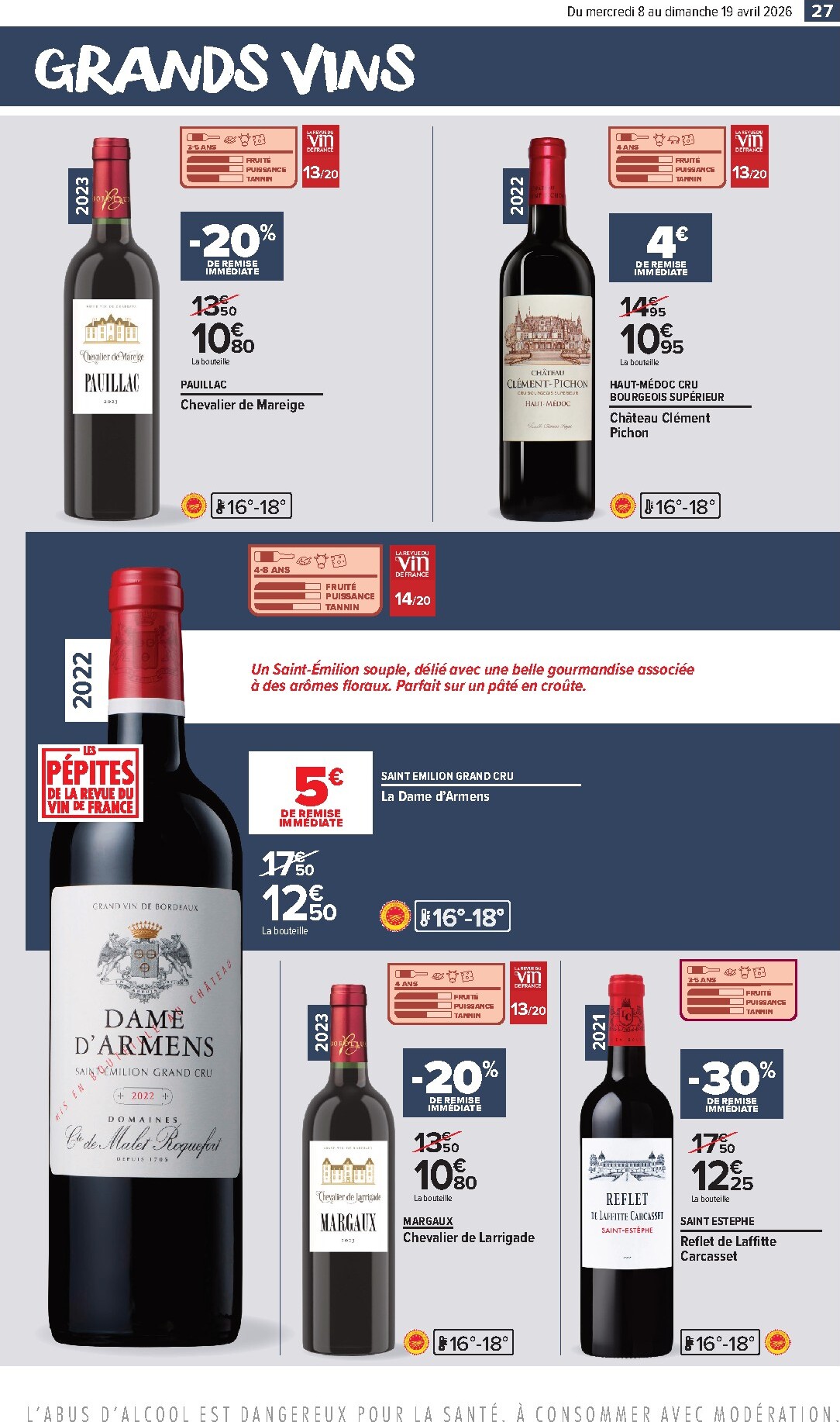carrefour-market - Catalogue Carrefour Market - Vins valable du 08/04/2026 au 19/04/2026 - page: 27