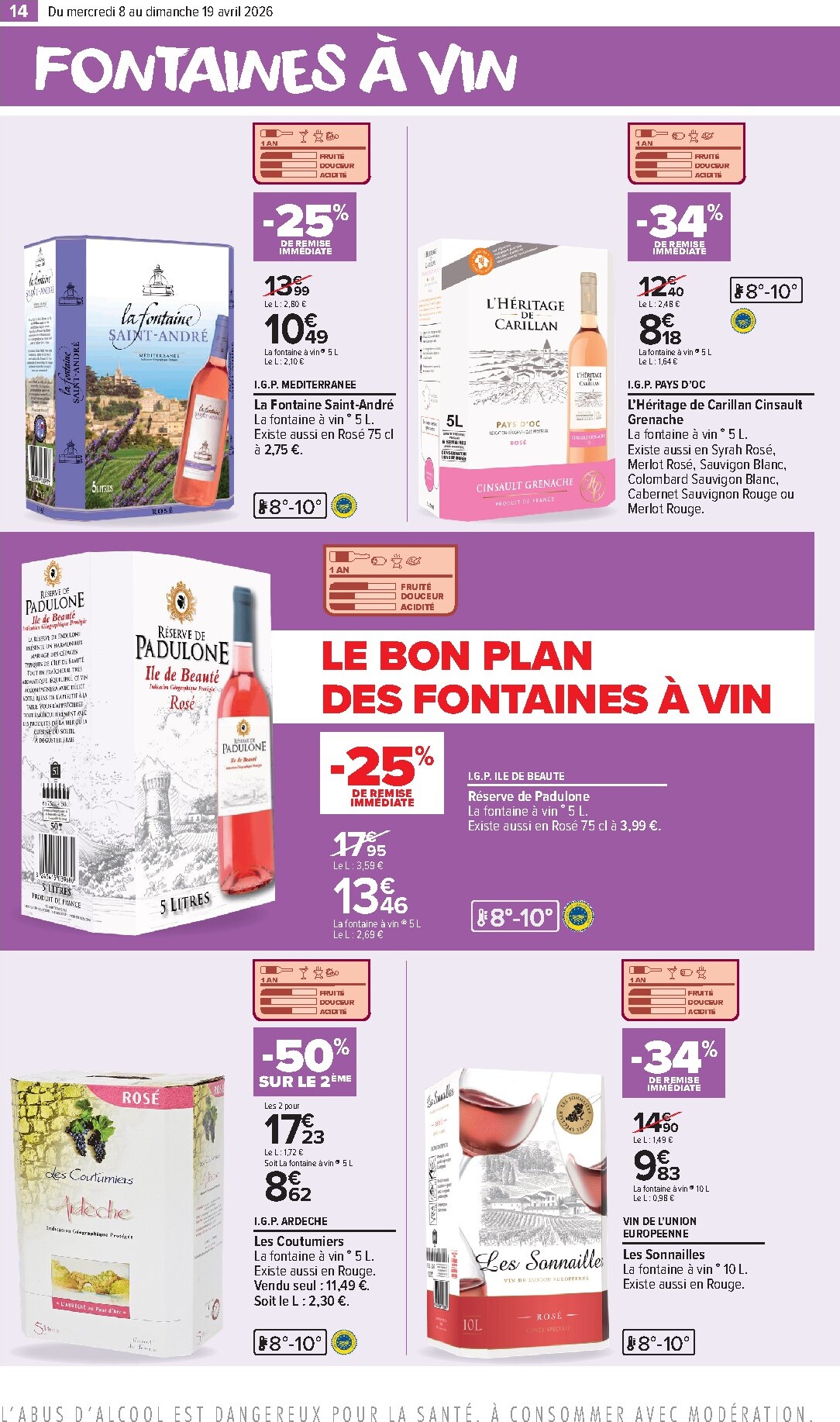 carrefour-market - Catalogue Carrefour Market - Vins valable du 08/04/2026 au 19/04/2026 - page: 14