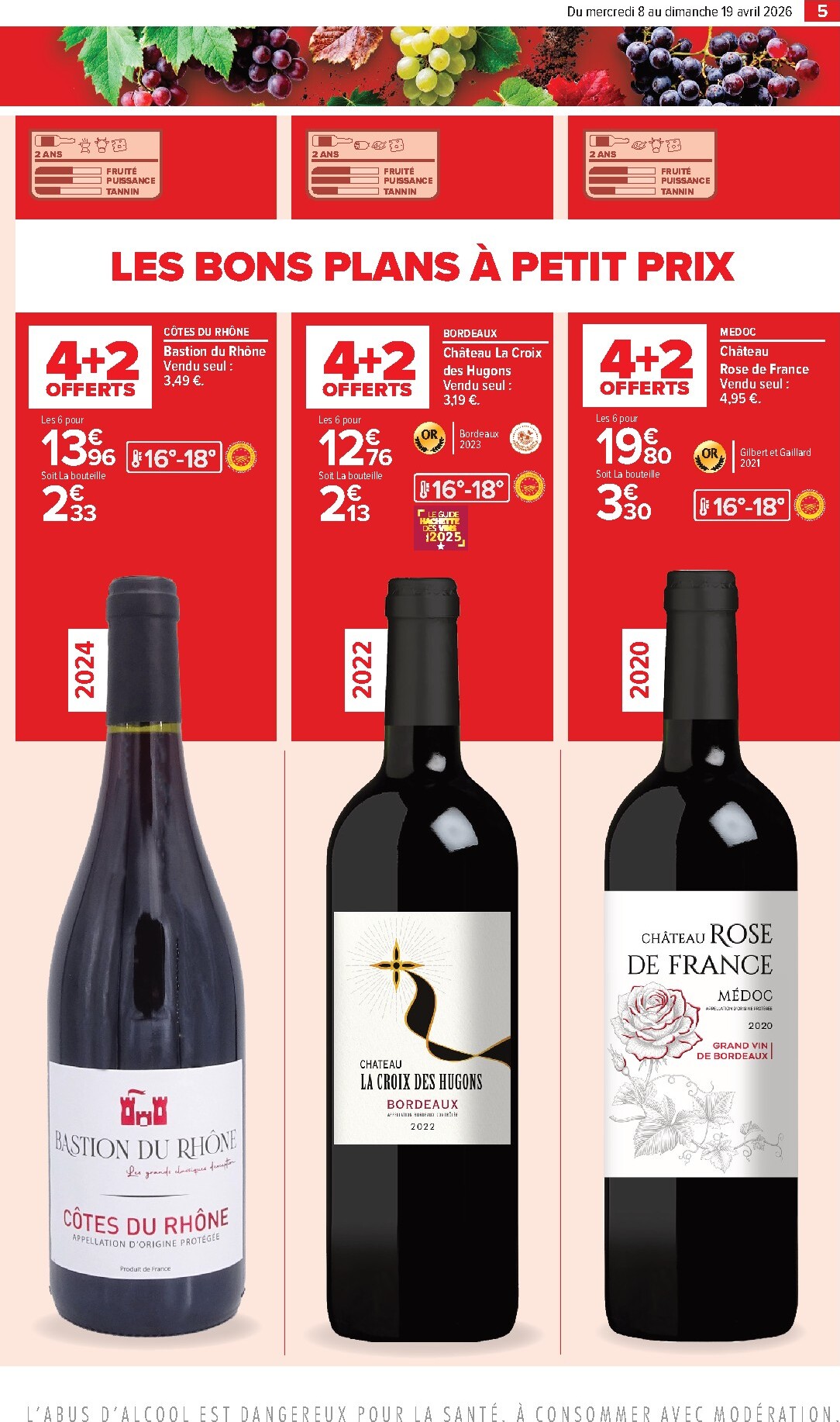 carrefour-market - Catalogue Carrefour Market - Vins valable du 08/04/2026 au 19/04/2026 - page: 5