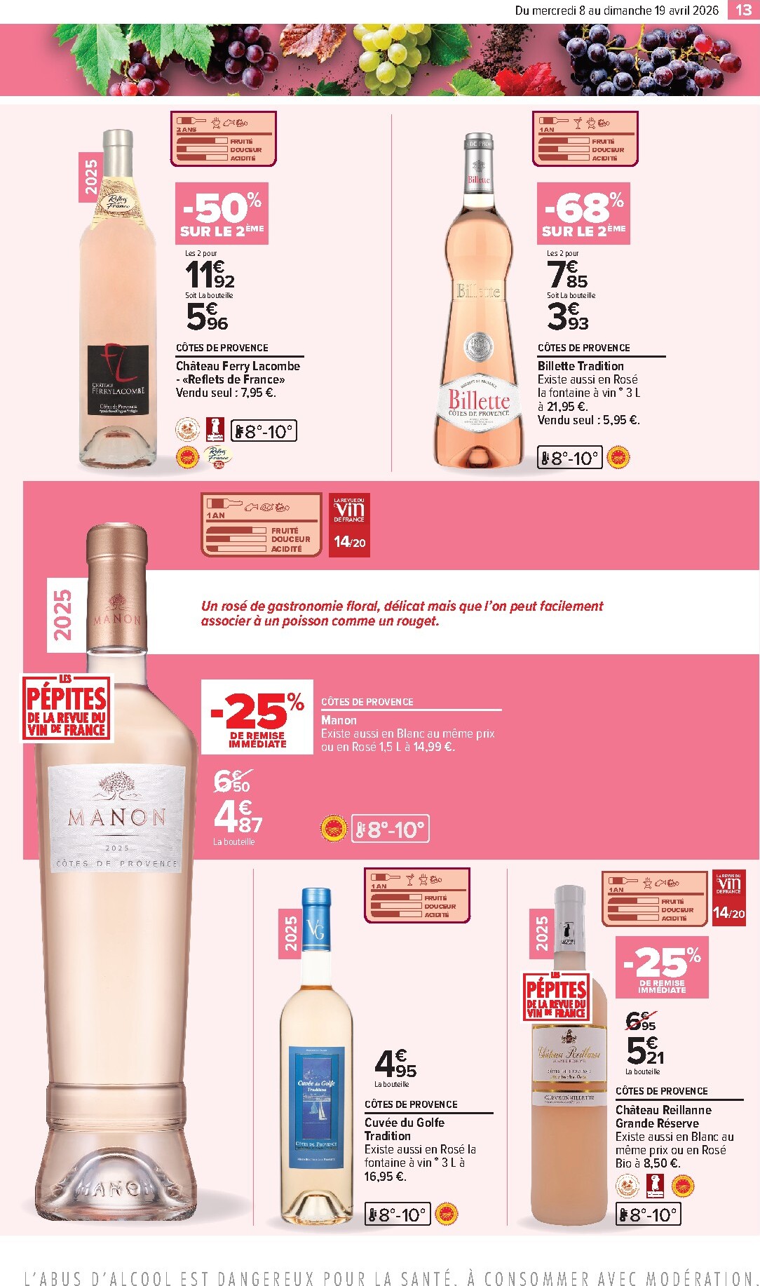 carrefour-market - Catalogue Carrefour Market - Vins valable du 08/04/2026 au 19/04/2026 - page: 13