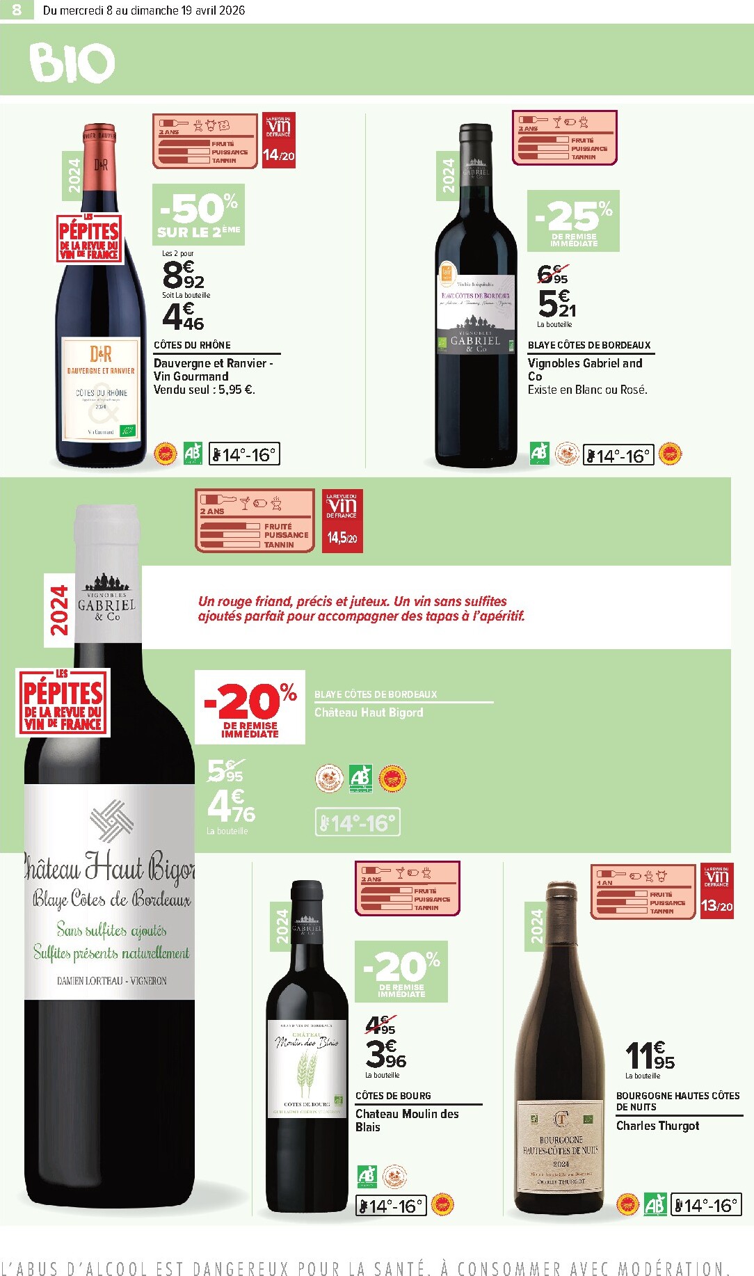 carrefour-market - Catalogue Carrefour Market - Vins valable du 08/04/2026 au 19/04/2026 - page: 8