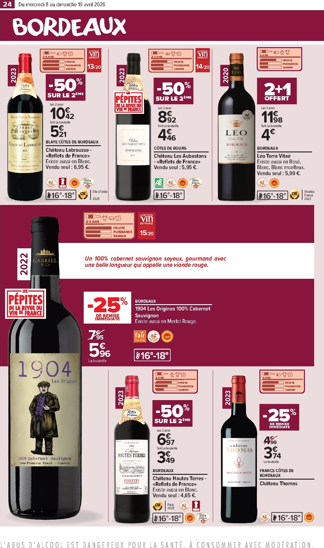 carrefour-market - Catalogue Carrefour Market - Vins valable du 08/04/2026 au 19/04/2026 - page: 24