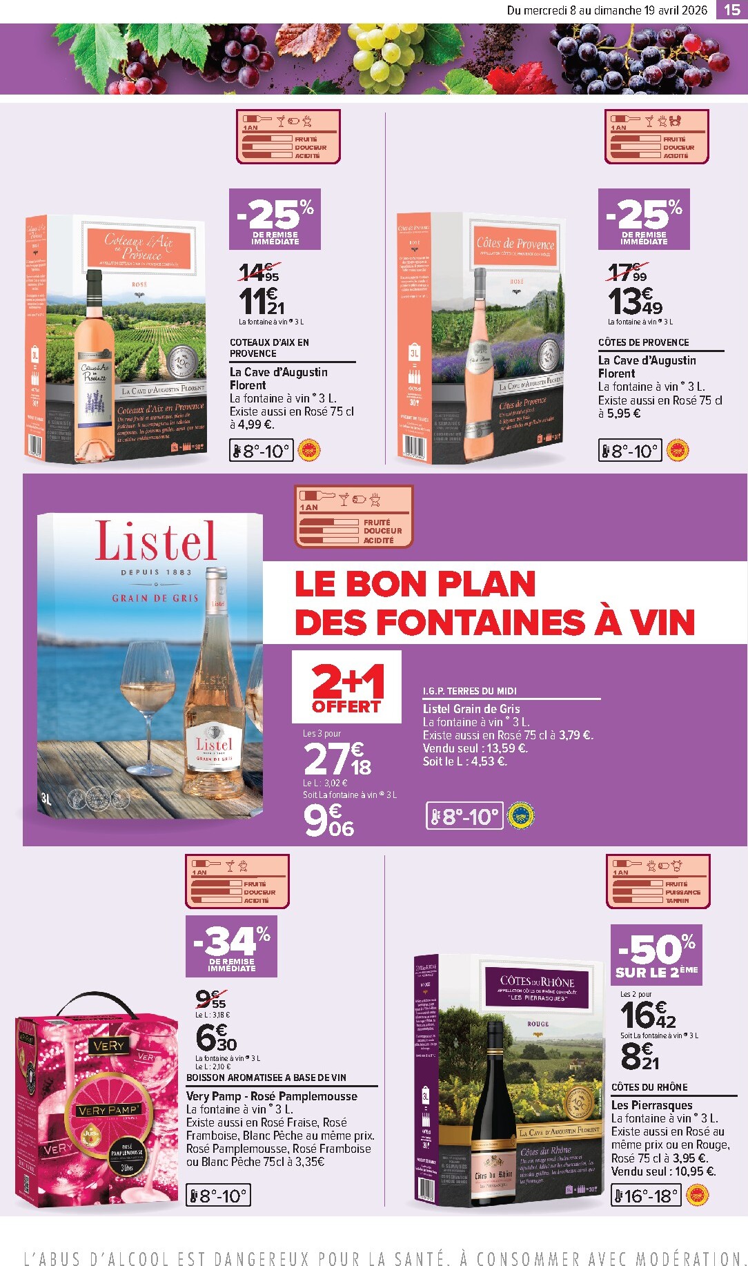 carrefour-market - Catalogue Carrefour Market - Vins valable du 08/04/2026 au 19/04/2026 - page: 15