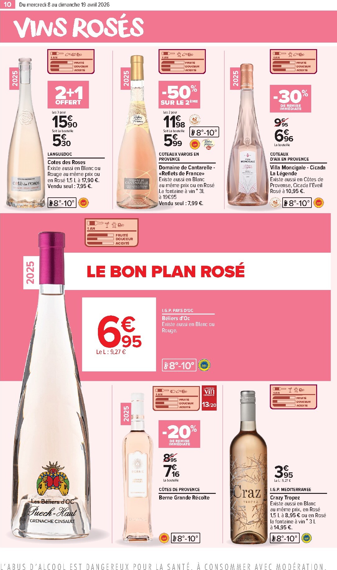 carrefour-market - Catalogue Carrefour Market - Vins valable du 08/04/2026 au 19/04/2026 - page: 10