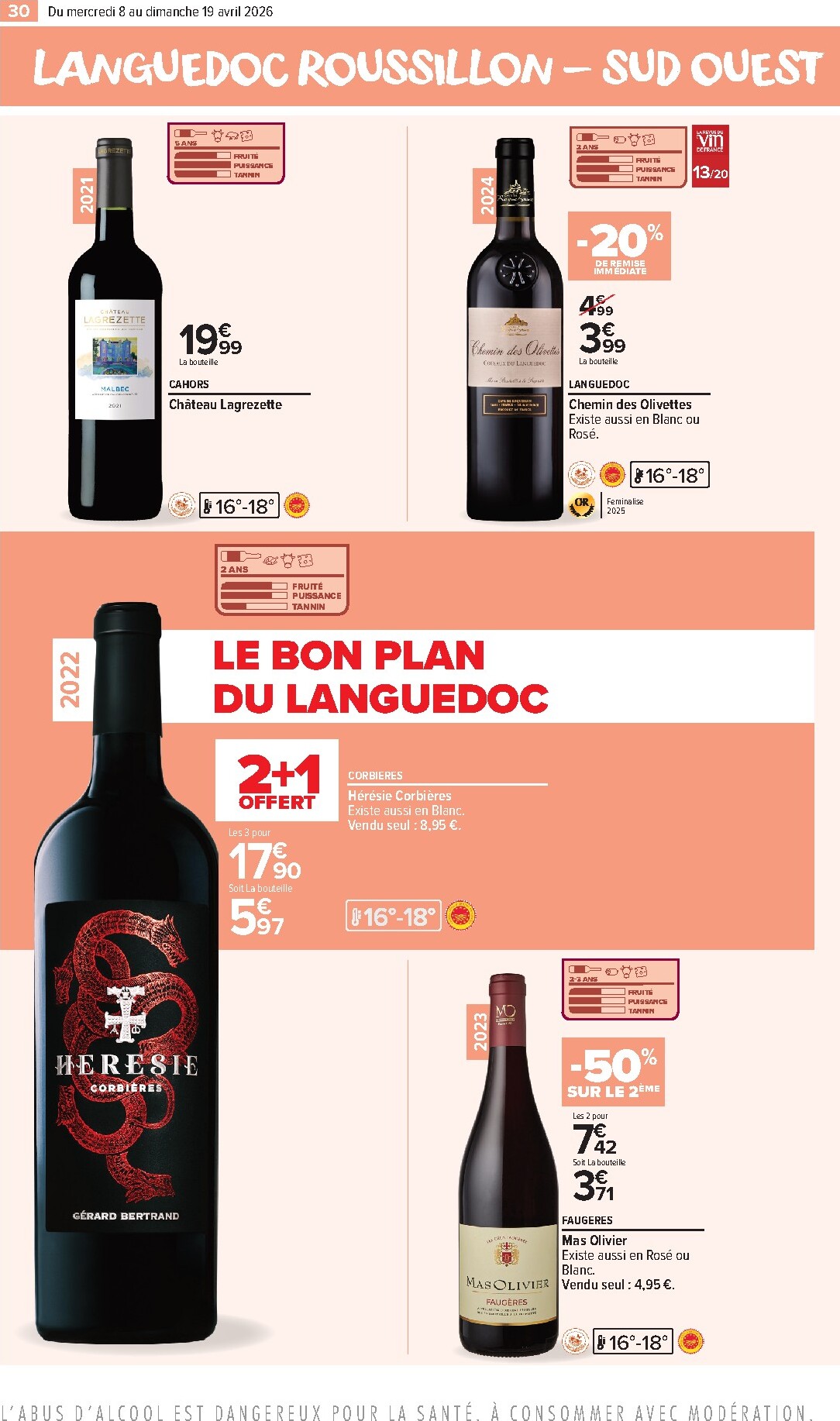 carrefour-market - Catalogue Carrefour Market - Vins valable du 08/04/2026 au 19/04/2026 - page: 30