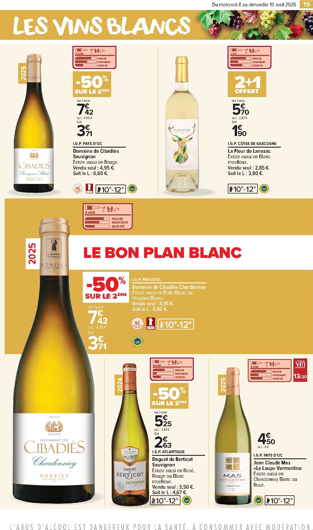 carrefour-market - Catalogue Carrefour Market - Vins valable du 08/04/2026 au 19/04/2026 - page: 19