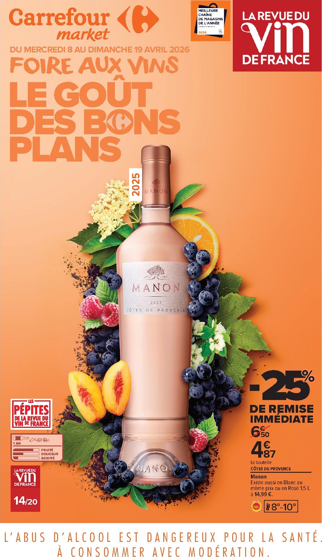 carrefour-market - Catalogue Carrefour Market - Vins valable du 08/04/2026 au 19/04/2026