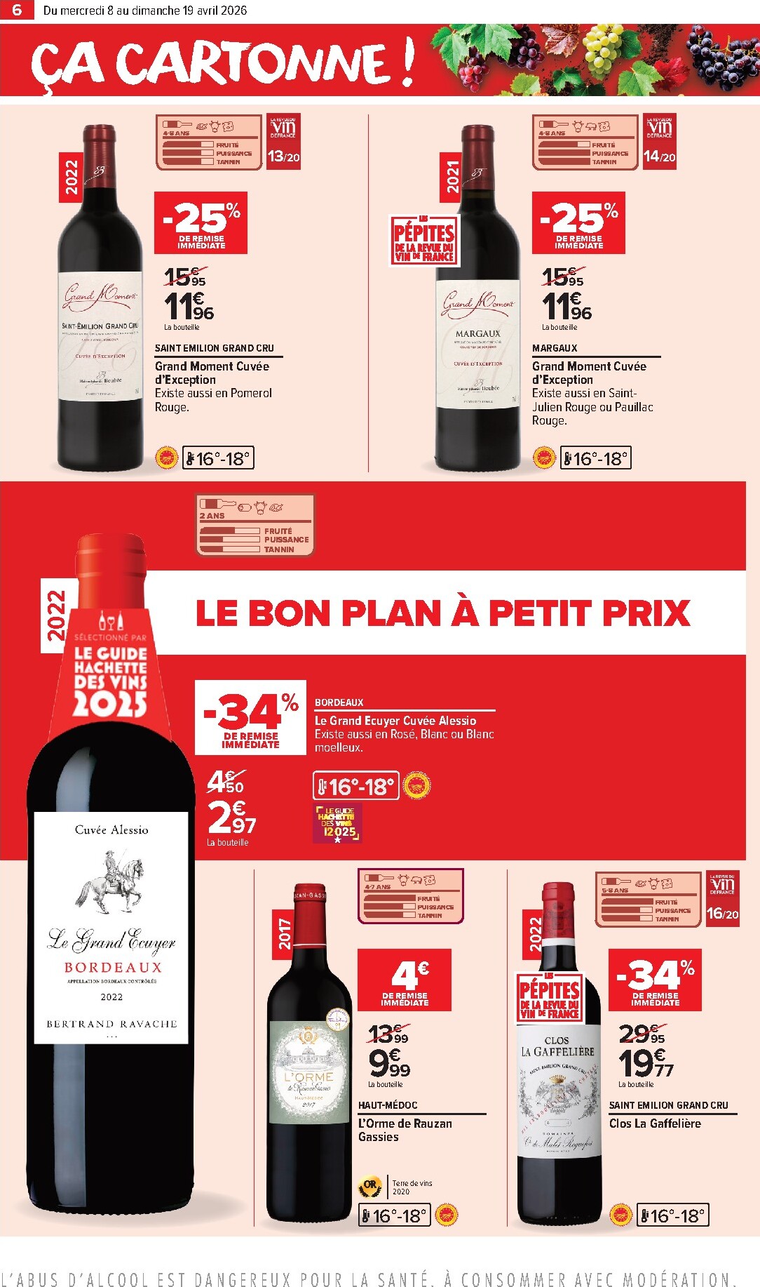 carrefour-market - Catalogue Carrefour Market - Vins valable du 08/04/2026 au 19/04/2026 - page: 6
