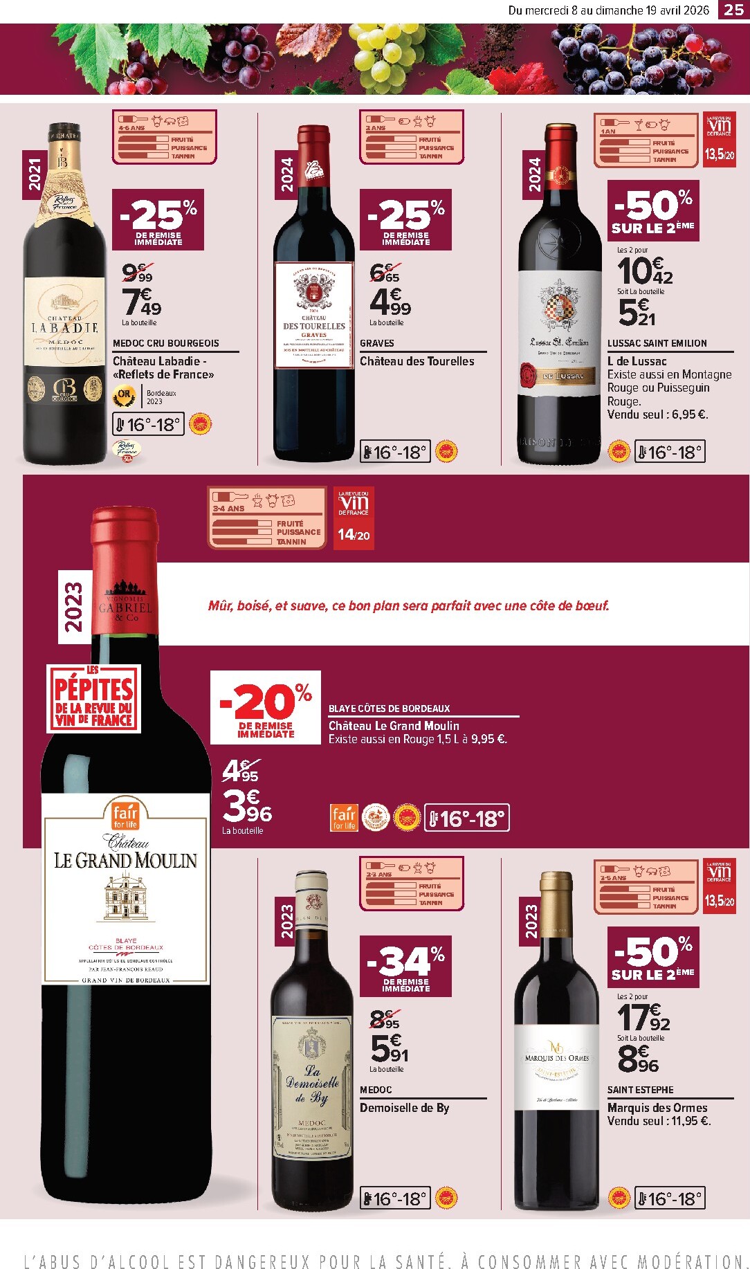 carrefour-market - Catalogue Carrefour Market - Vins valable du 08/04/2026 au 19/04/2026 - page: 25