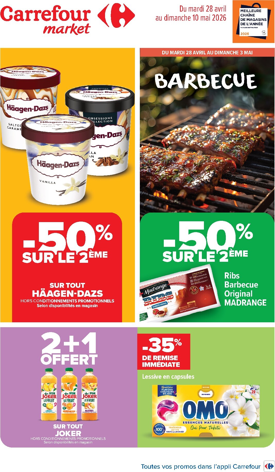 carrefour-market - Flyer Carrefour Market pour la semaine prochaine du du mardi 28/04/2026 au du dimanche 10/05/2026