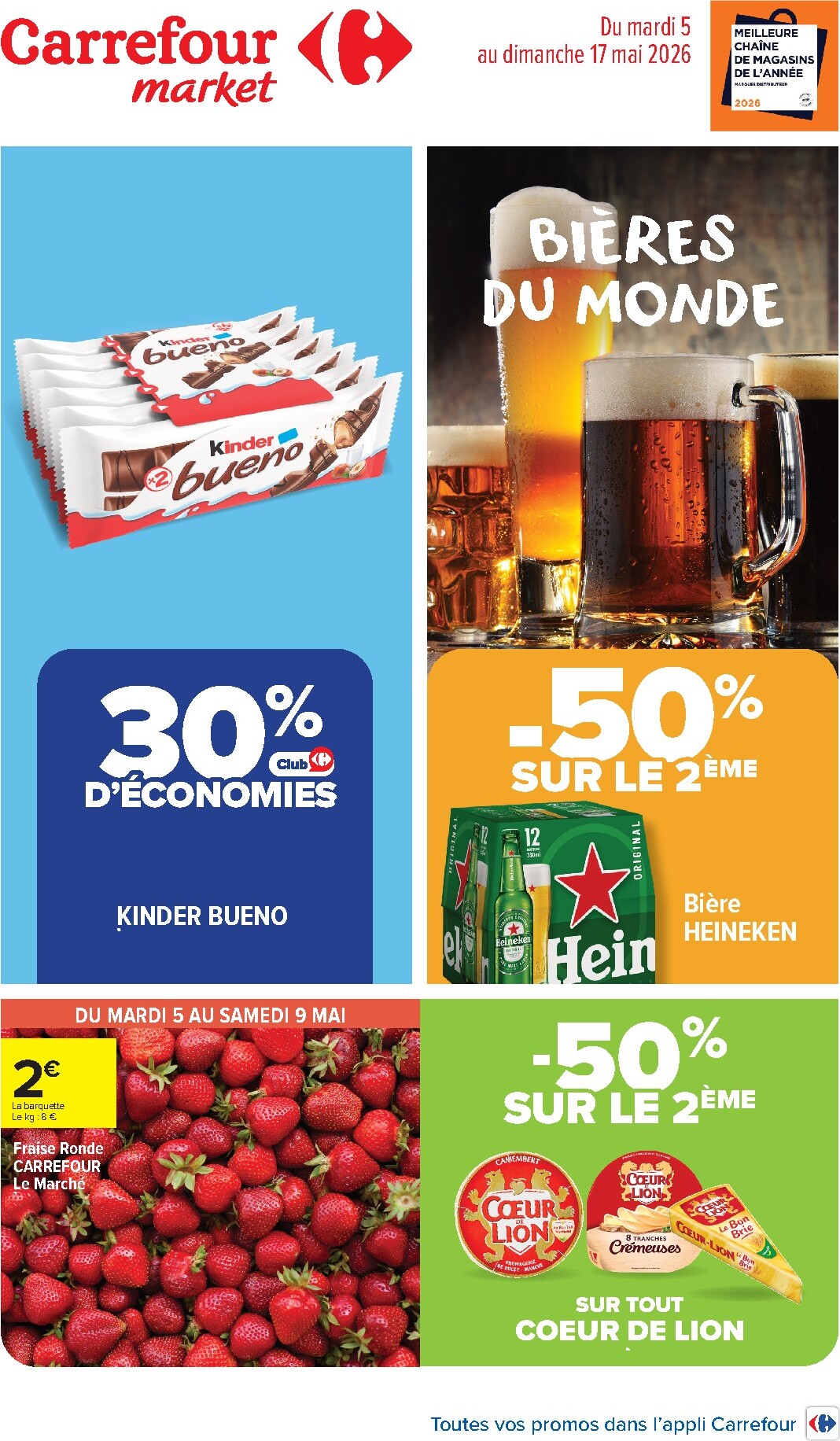 carrefour-market - Flyer Carrefour Market pour la semaine prochaine du du mardi 05/05/2026 au du dimanche 17/05/2026 - page: 1