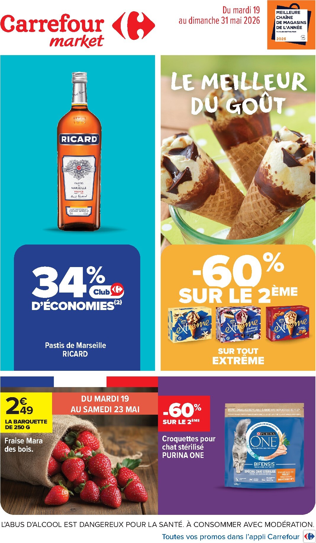 carrefour-market - Flyer Carrefour Market pour la semaine prochaine du du mardi 19/05/2026 au du dimanche 31/05/2026