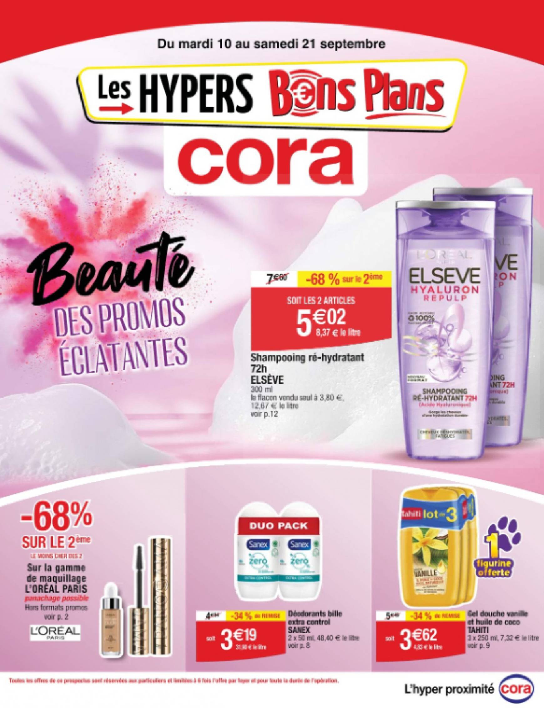 cora - Catalogue Cora - Beauté : des promos éclatantes valable dès 10.09. - 21.09.