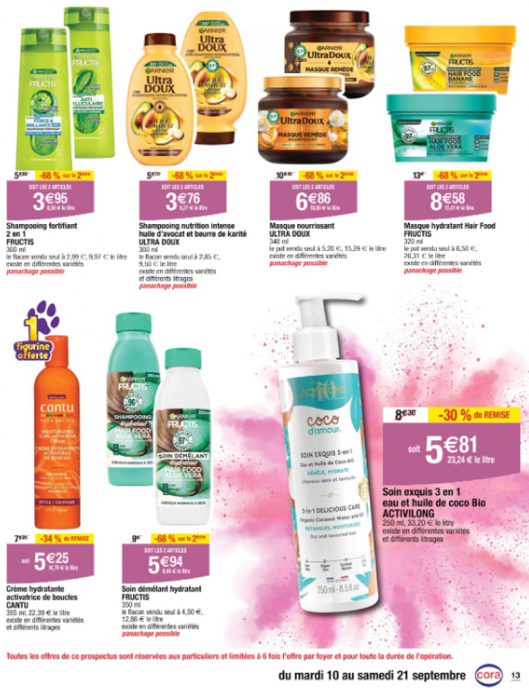 cora - Catalogue Cora - Beauté : des promos éclatantes valable dès 10.09. - 21.09. - page: 13