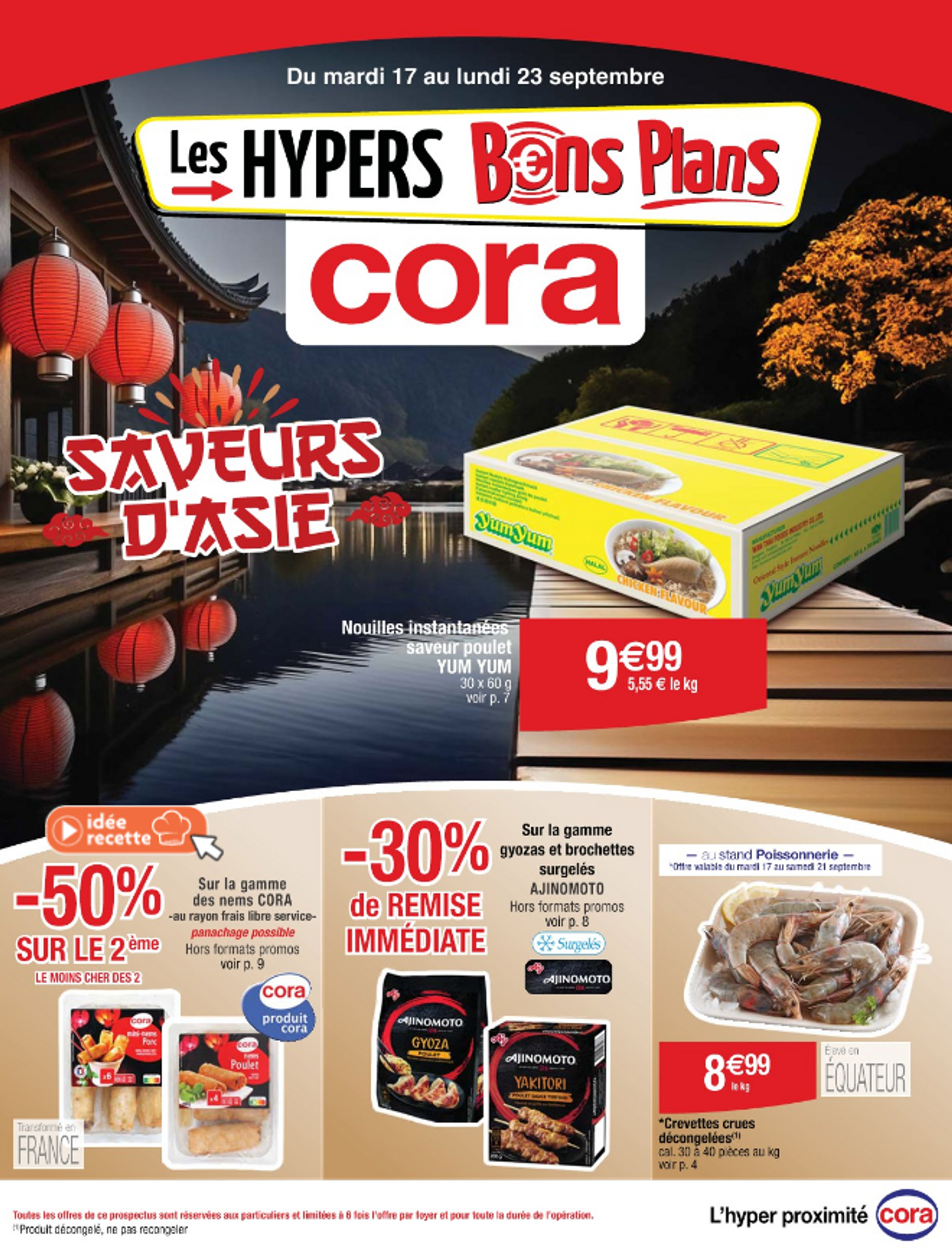 cora - Catalogue Cora - Saveurs d'Asie valable dès 17.09. - 23.09. - page: 1