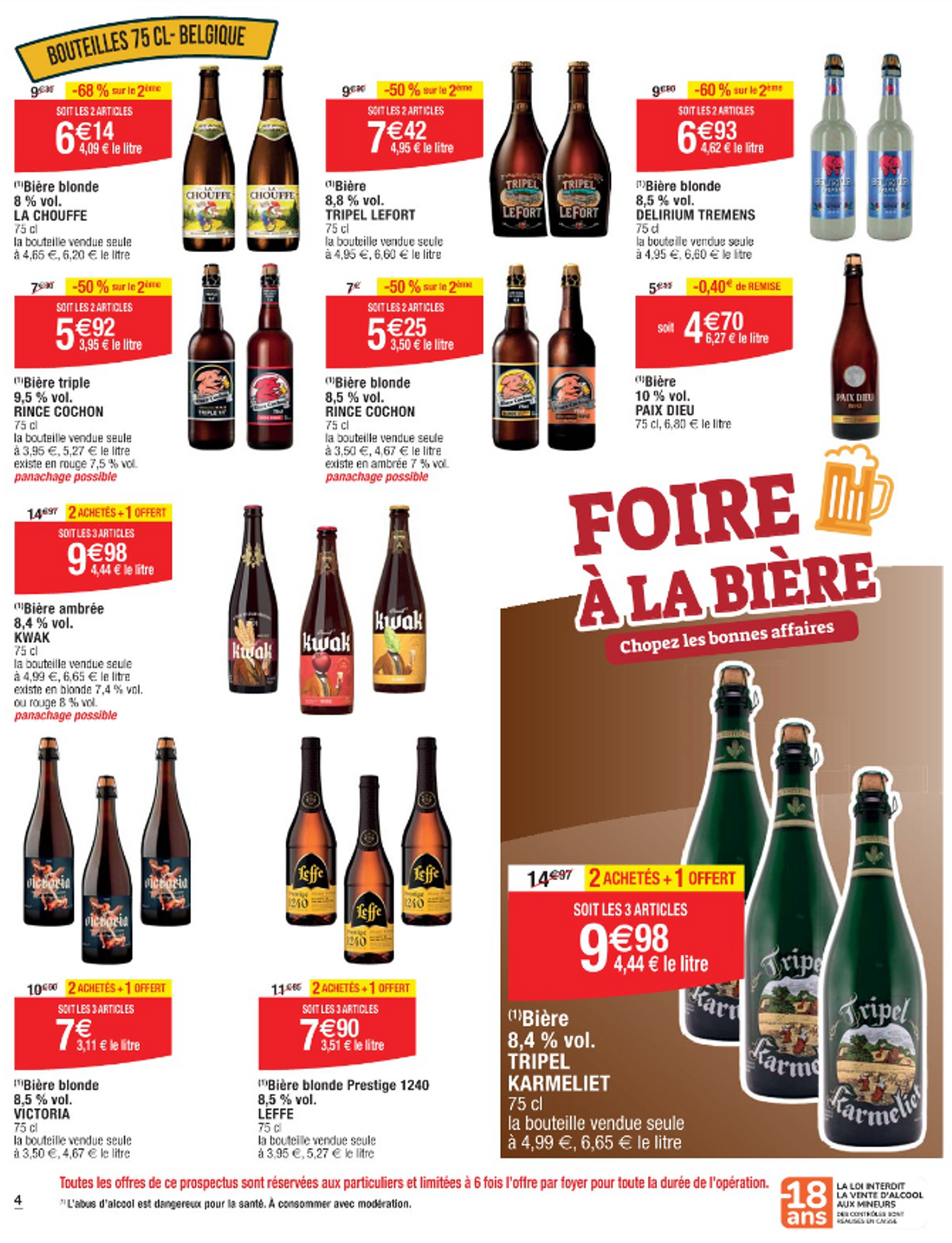 cora - Catalogue Cora - Foire à la bière valable dès 17.09. - 23.09. - page: 4