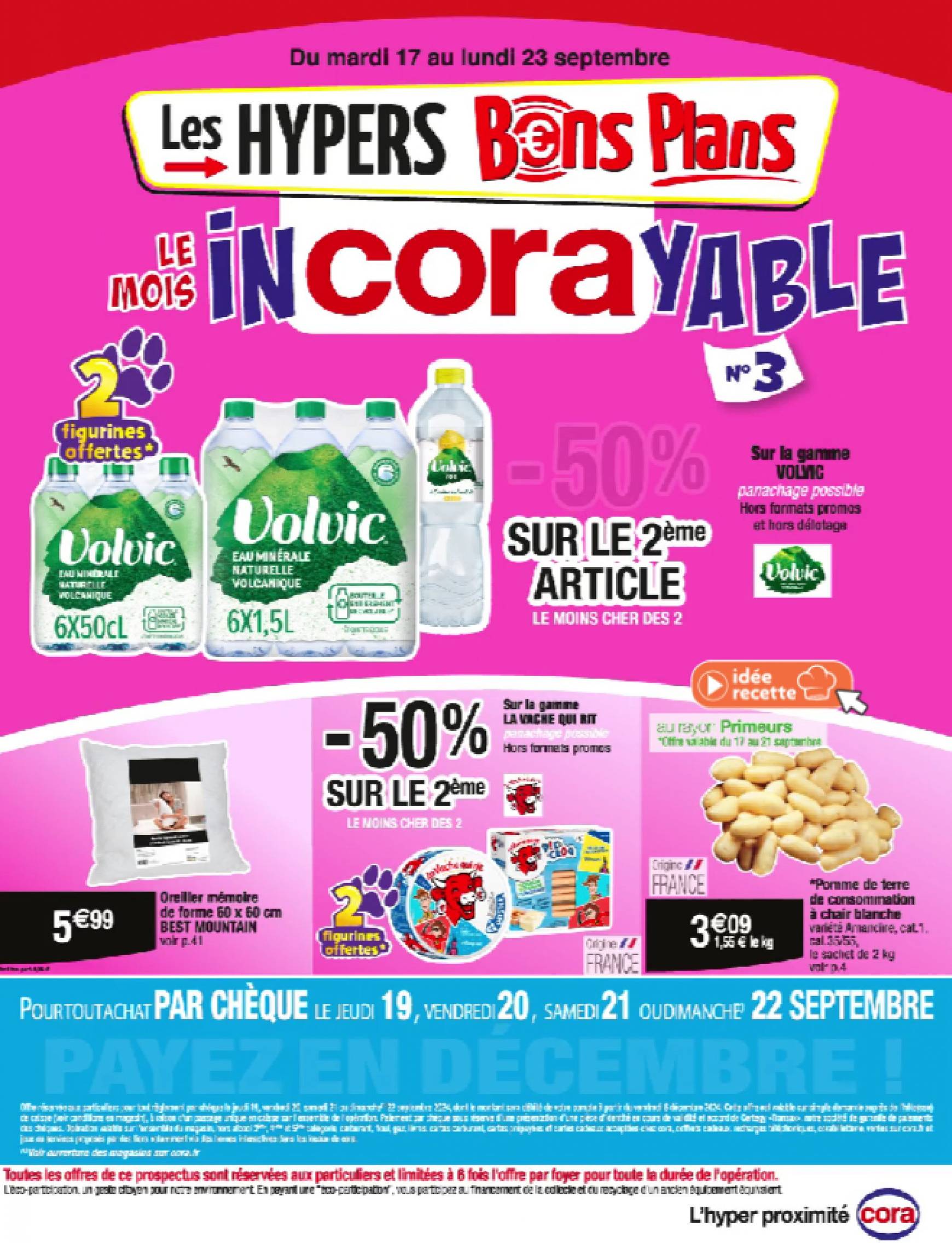 cora - Catalogue Cora - Le mois incorayable n°3 valable dès 17.09. - 23.09. - page: 1